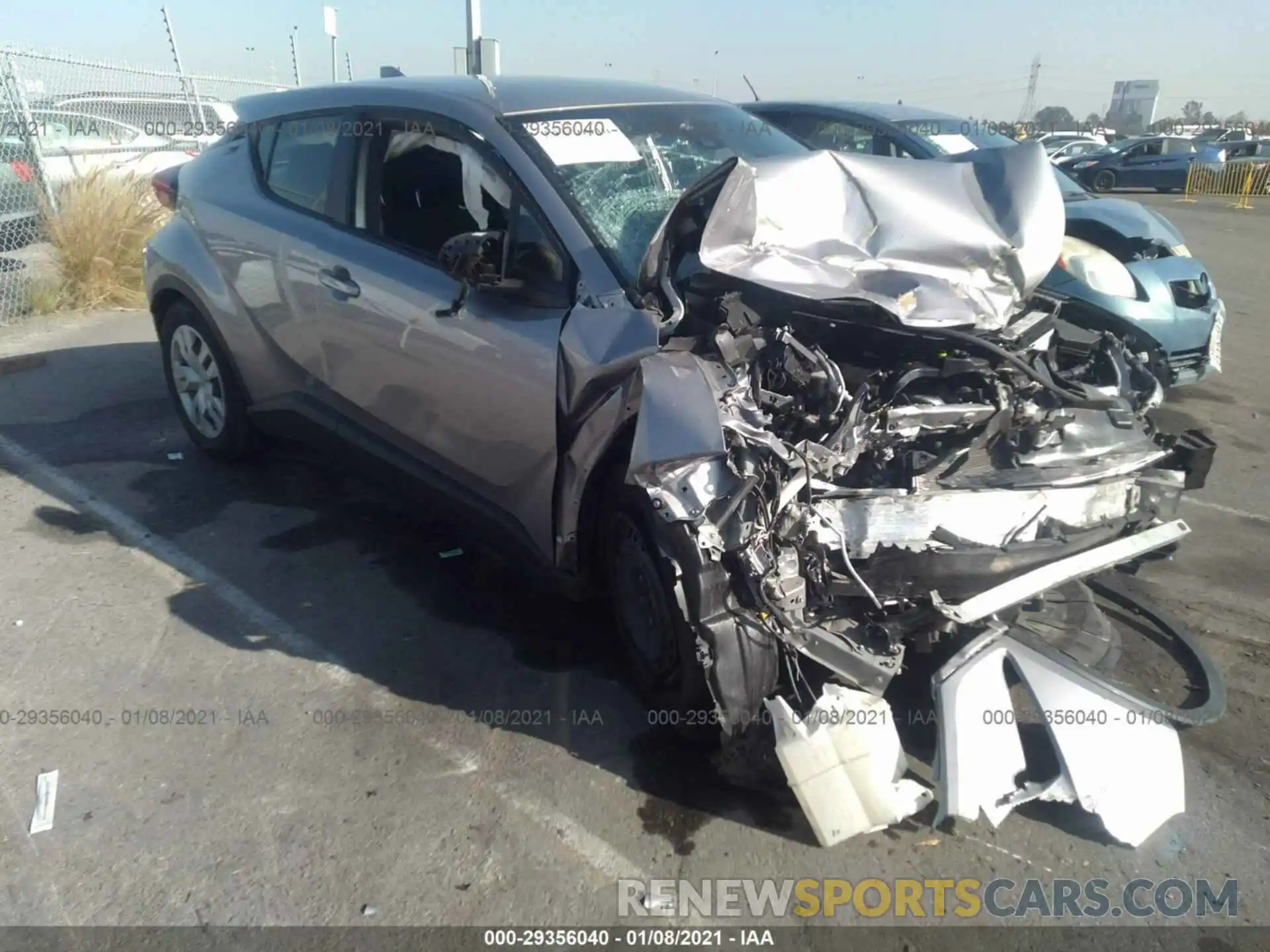 1 Photograph of a damaged car JTNKHMBX1K1038185 TOYOTA C-HR 2019