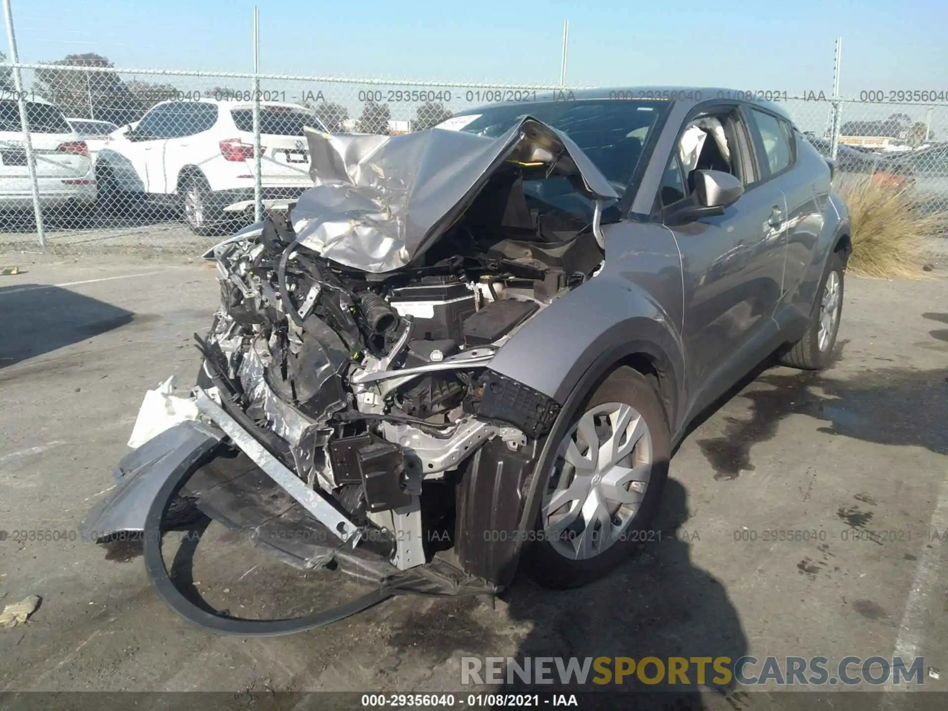 2 Photograph of a damaged car JTNKHMBX1K1038185 TOYOTA C-HR 2019