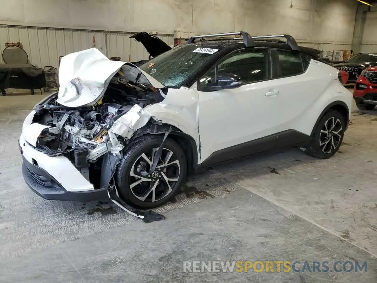 1 Photograph of a damaged car JTNKHMBX1K1039238 TOYOTA C-HR 2019