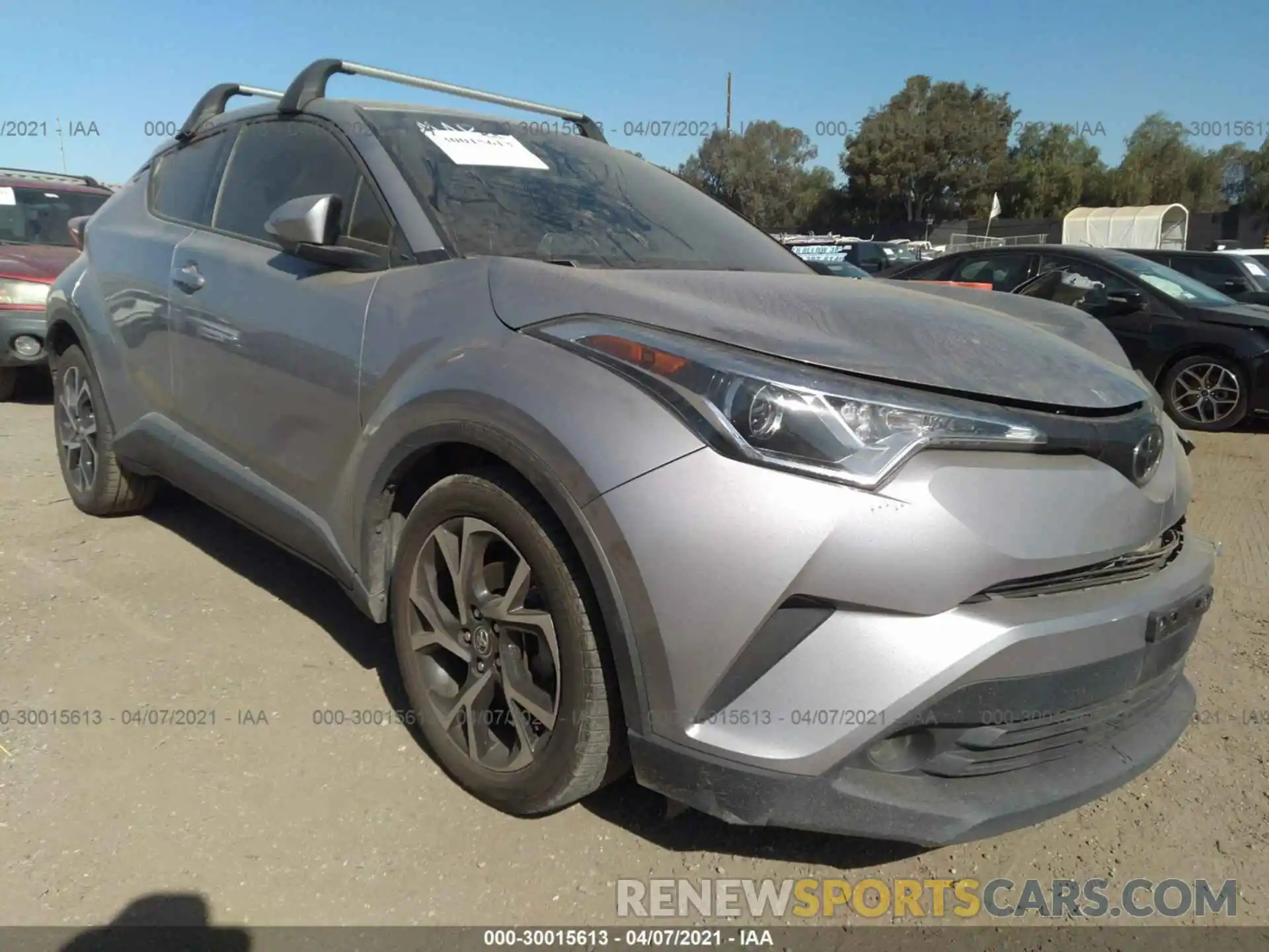 1 Photograph of a damaged car JTNKHMBX1K1043984 TOYOTA C-HR 2019