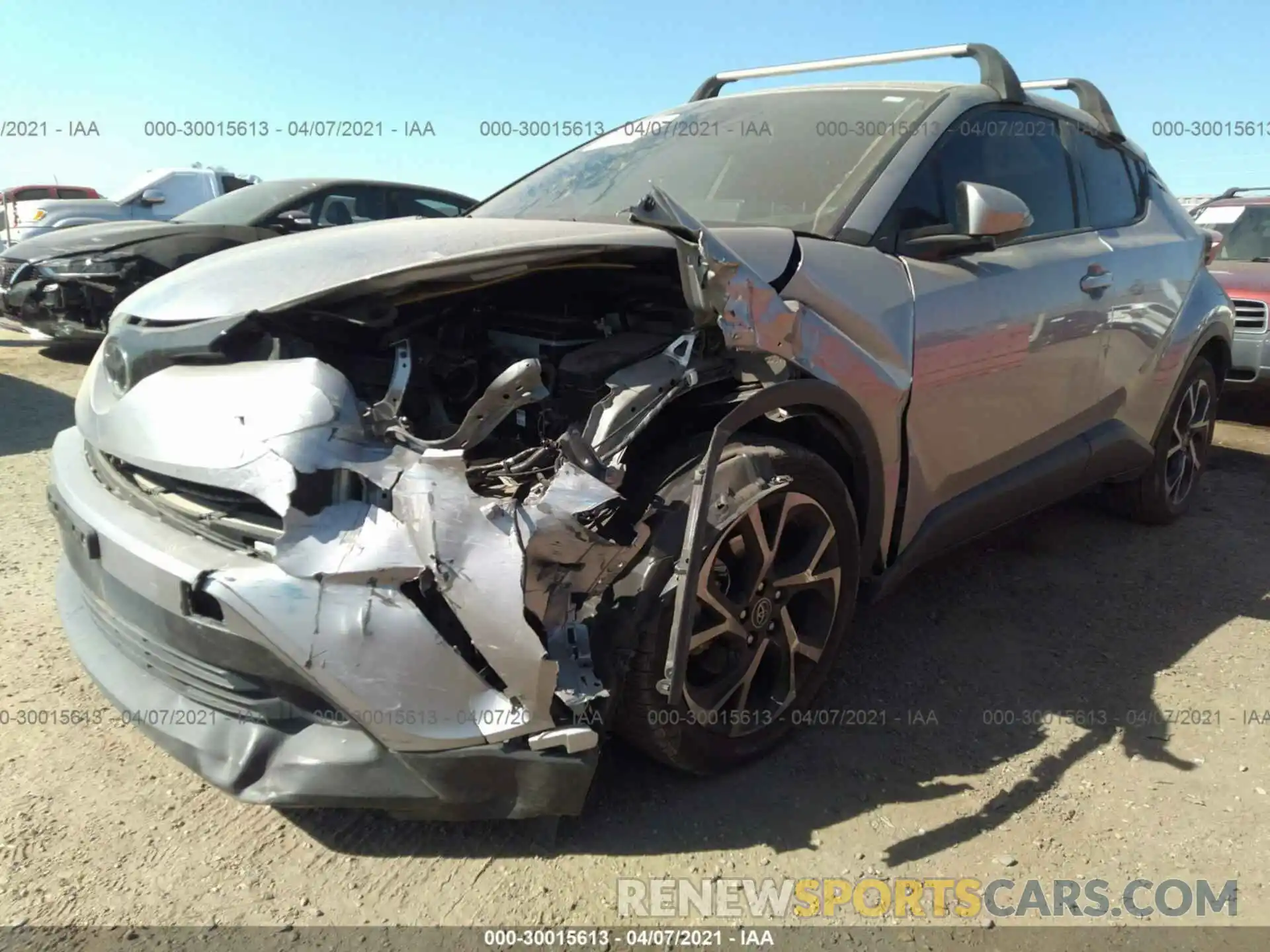 2 Photograph of a damaged car JTNKHMBX1K1043984 TOYOTA C-HR 2019