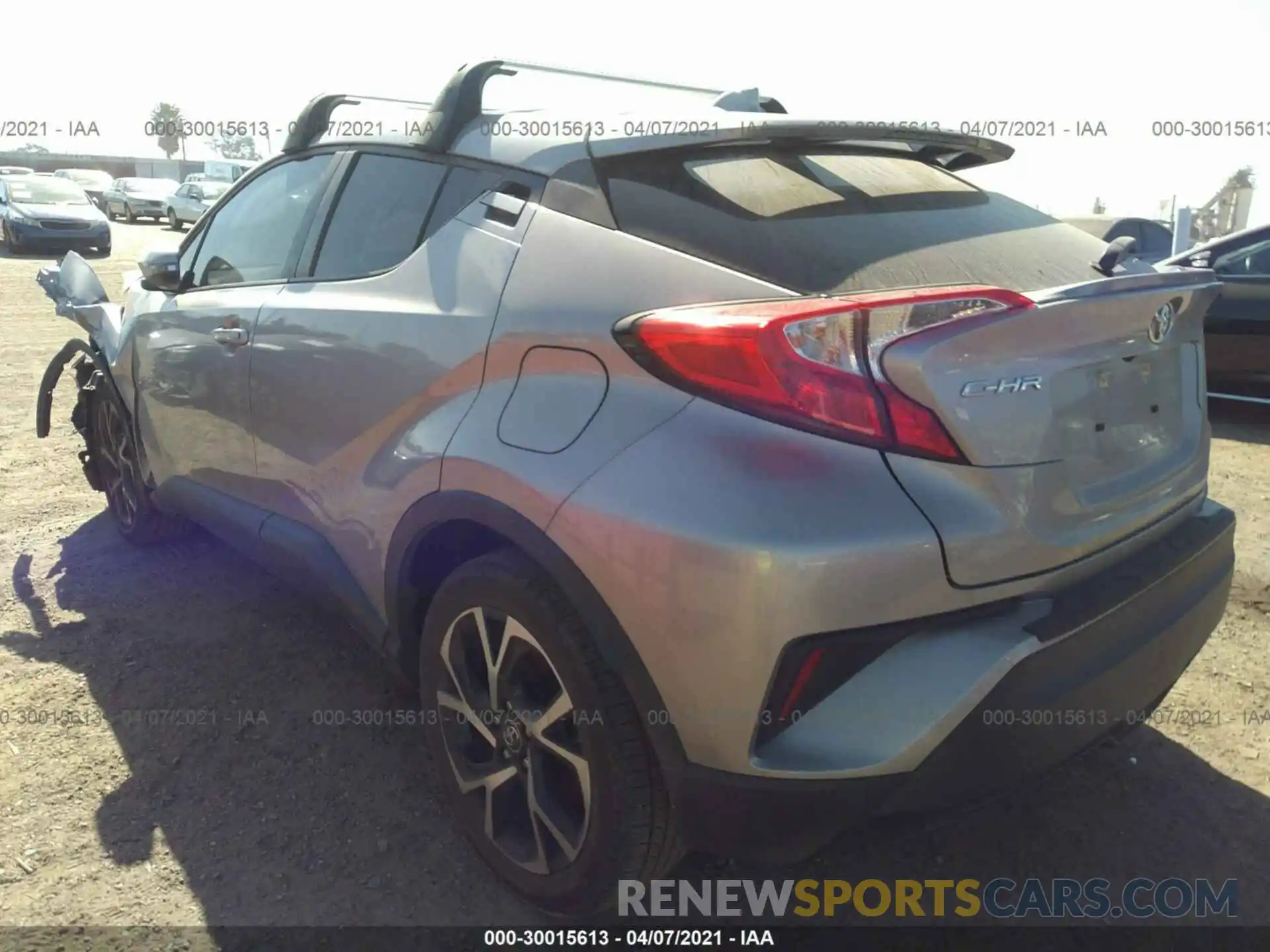 3 Photograph of a damaged car JTNKHMBX1K1043984 TOYOTA C-HR 2019