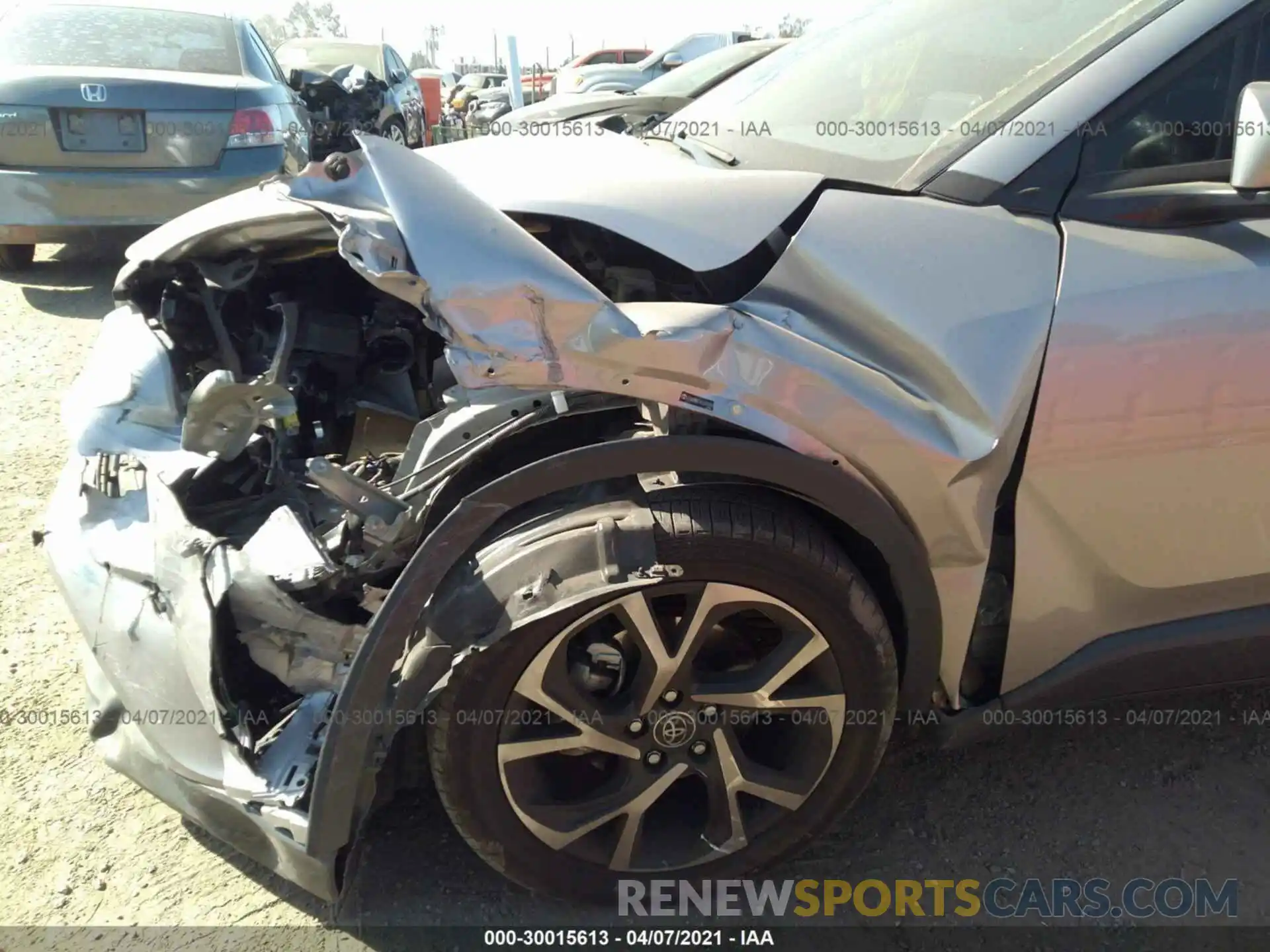 6 Photograph of a damaged car JTNKHMBX1K1043984 TOYOTA C-HR 2019