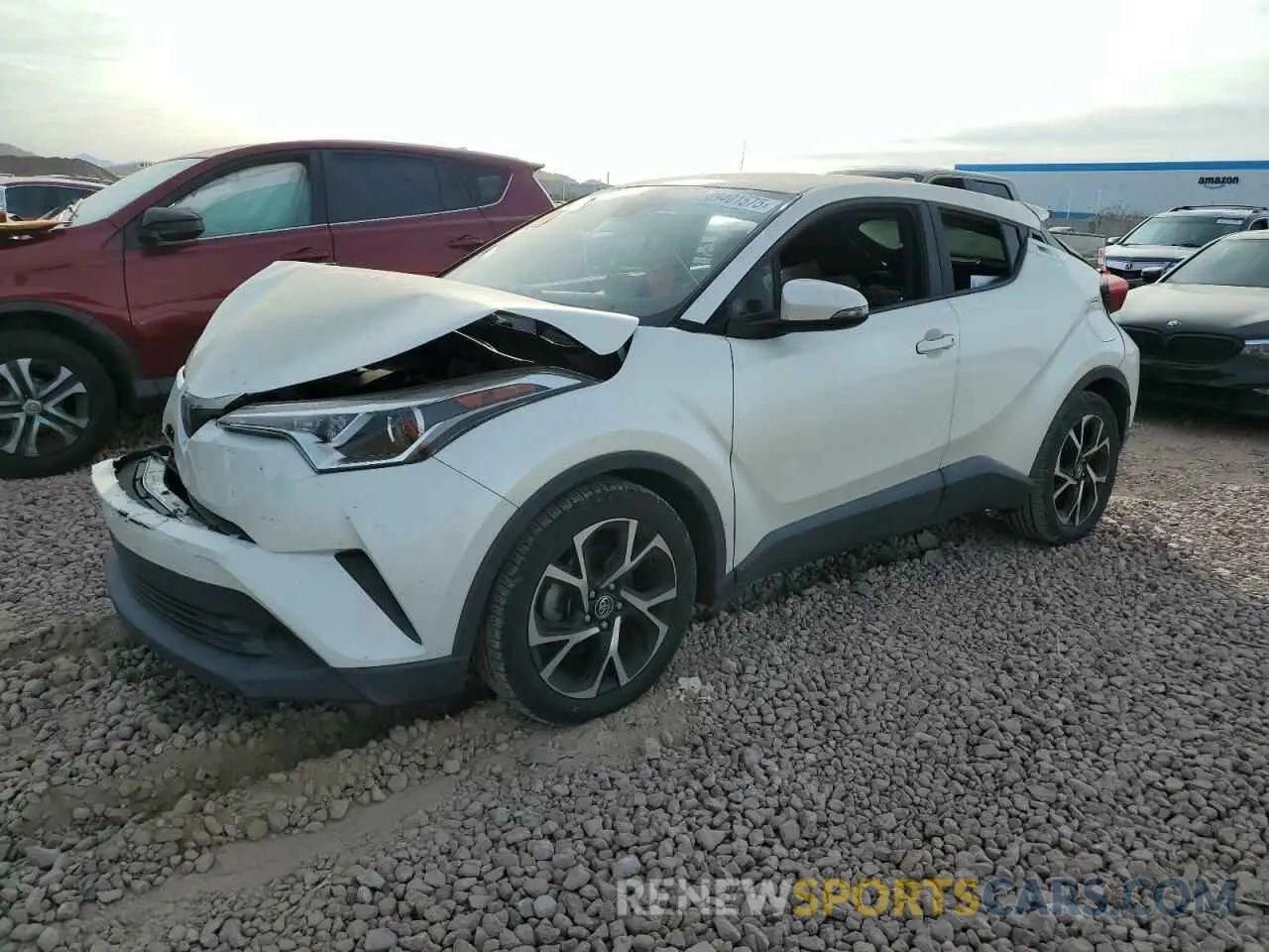 1 Photograph of a damaged car JTNKHMBX1K1046481 TOYOTA C-HR 2019