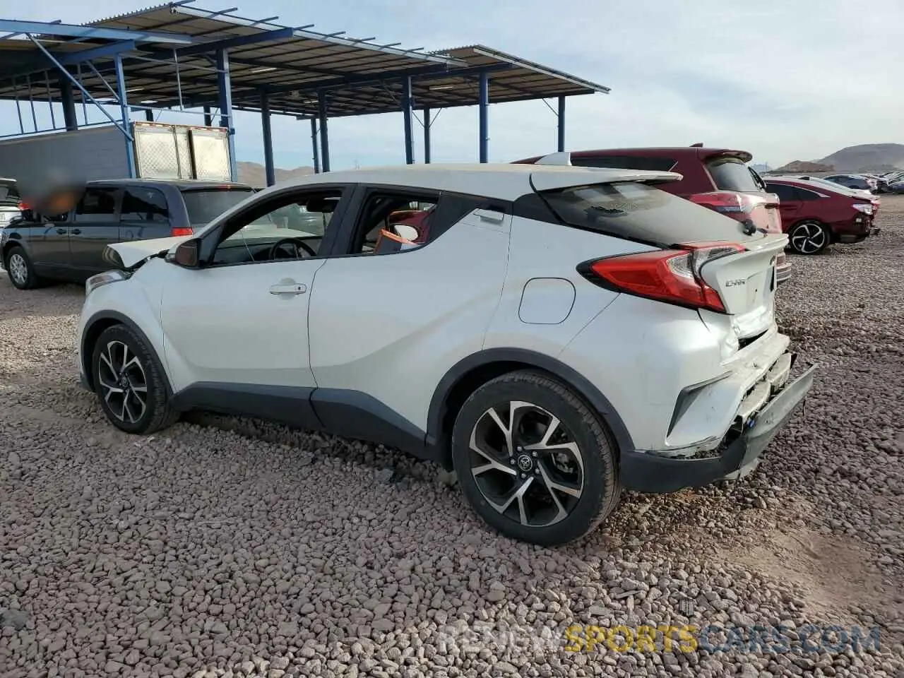 2 Photograph of a damaged car JTNKHMBX1K1046481 TOYOTA C-HR 2019
