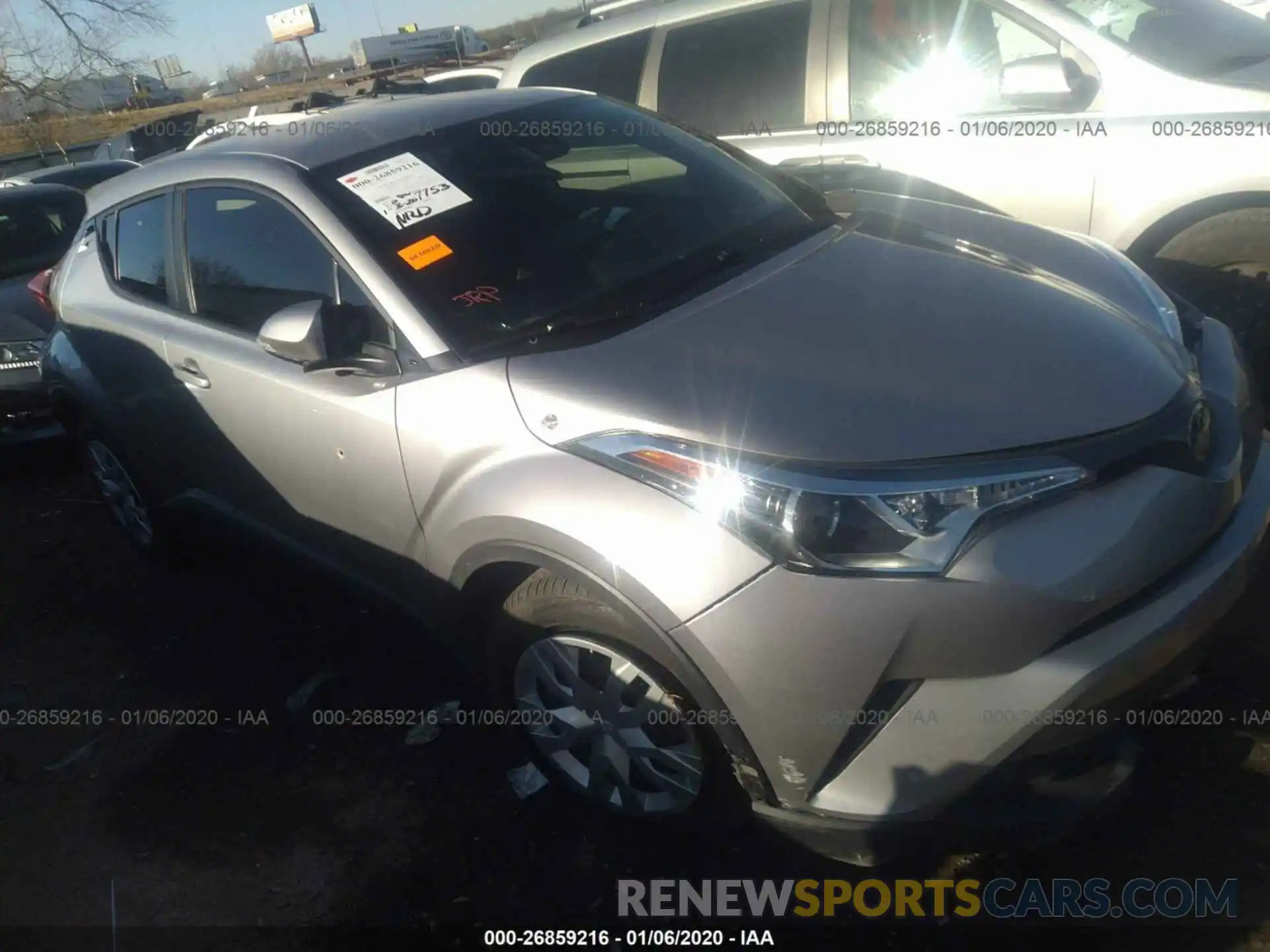 1 Photograph of a damaged car JTNKHMBX1K1046710 TOYOTA C-HR 2019