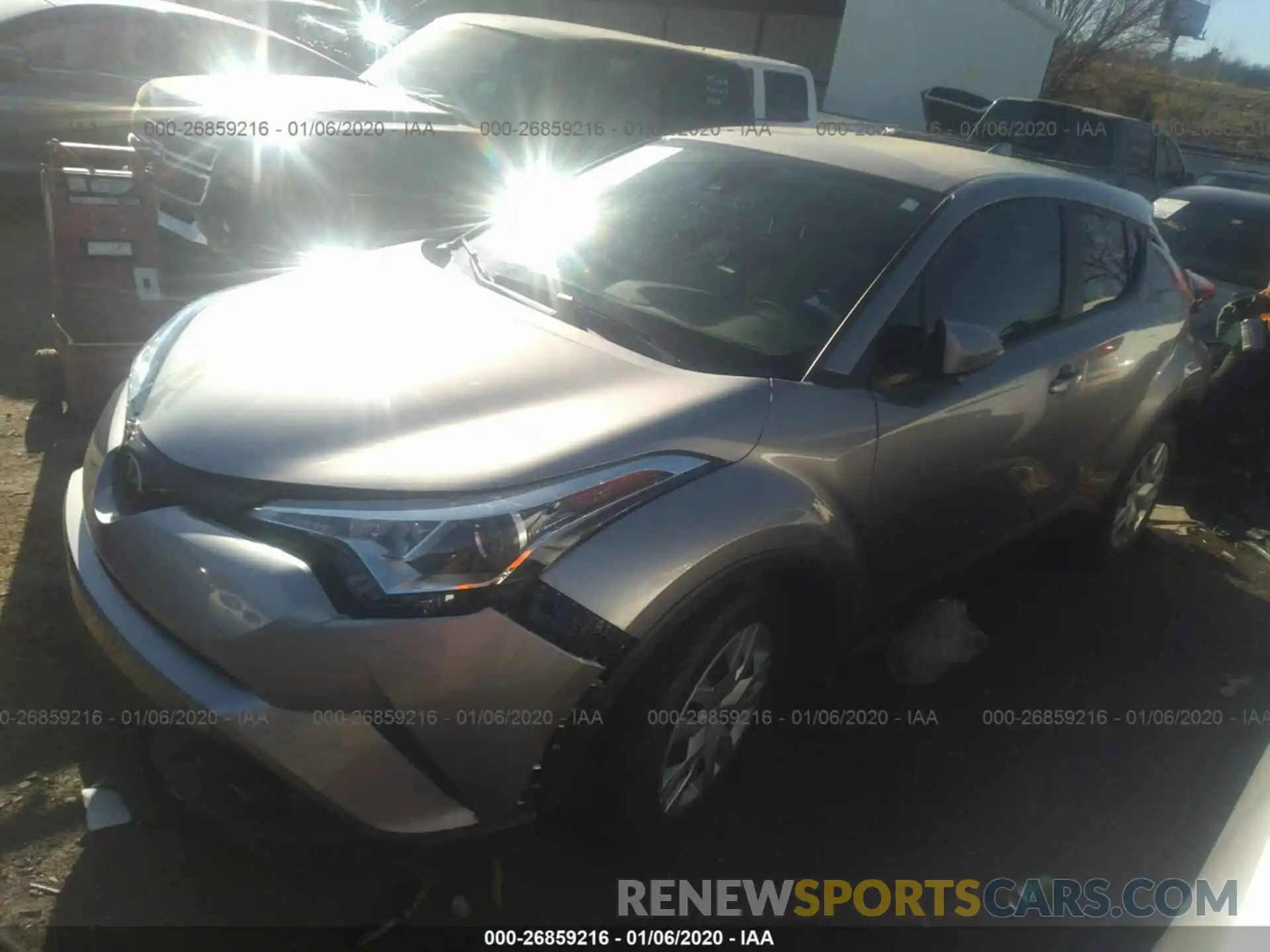 2 Photograph of a damaged car JTNKHMBX1K1046710 TOYOTA C-HR 2019