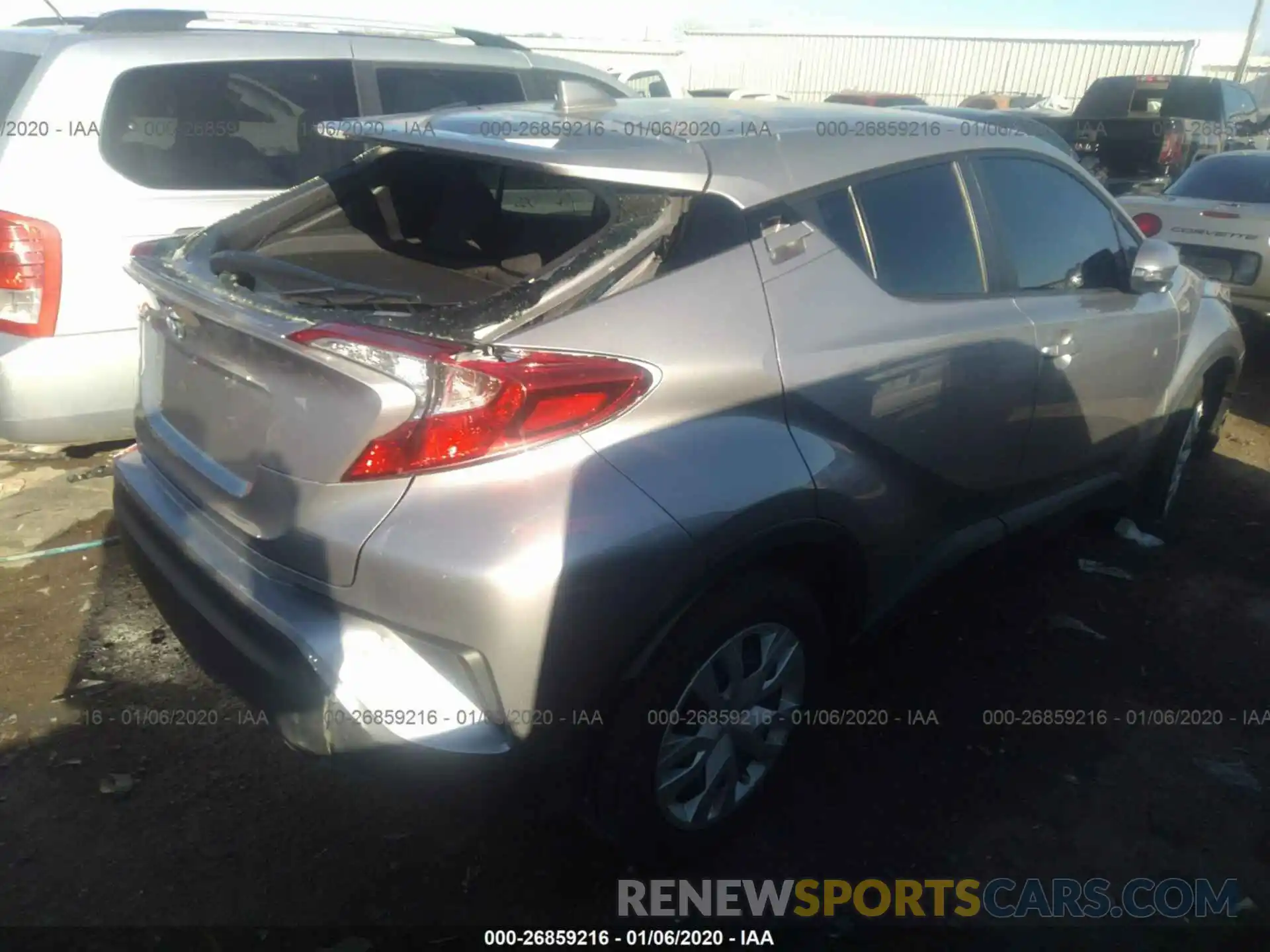 4 Photograph of a damaged car JTNKHMBX1K1046710 TOYOTA C-HR 2019