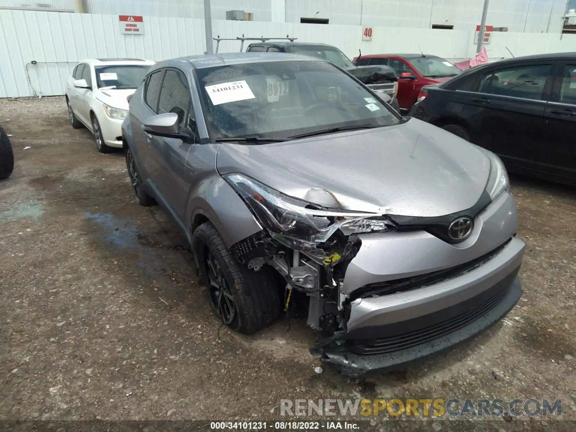 1 Photograph of a damaged car JTNKHMBX1K1049915 TOYOTA C-HR 2019