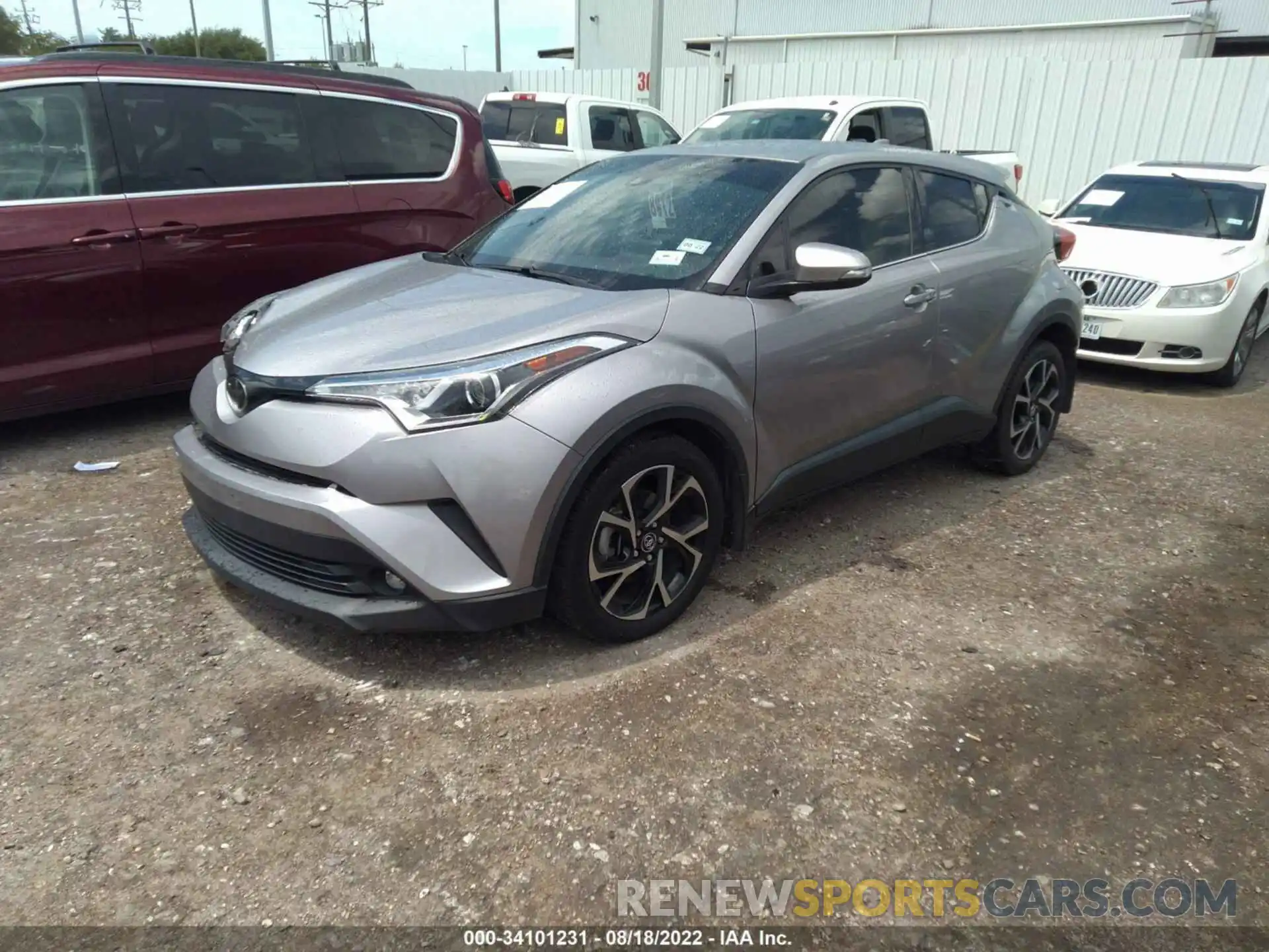 2 Photograph of a damaged car JTNKHMBX1K1049915 TOYOTA C-HR 2019