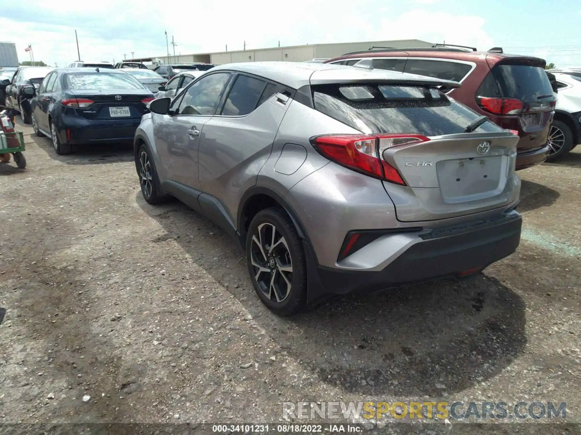 3 Photograph of a damaged car JTNKHMBX1K1049915 TOYOTA C-HR 2019