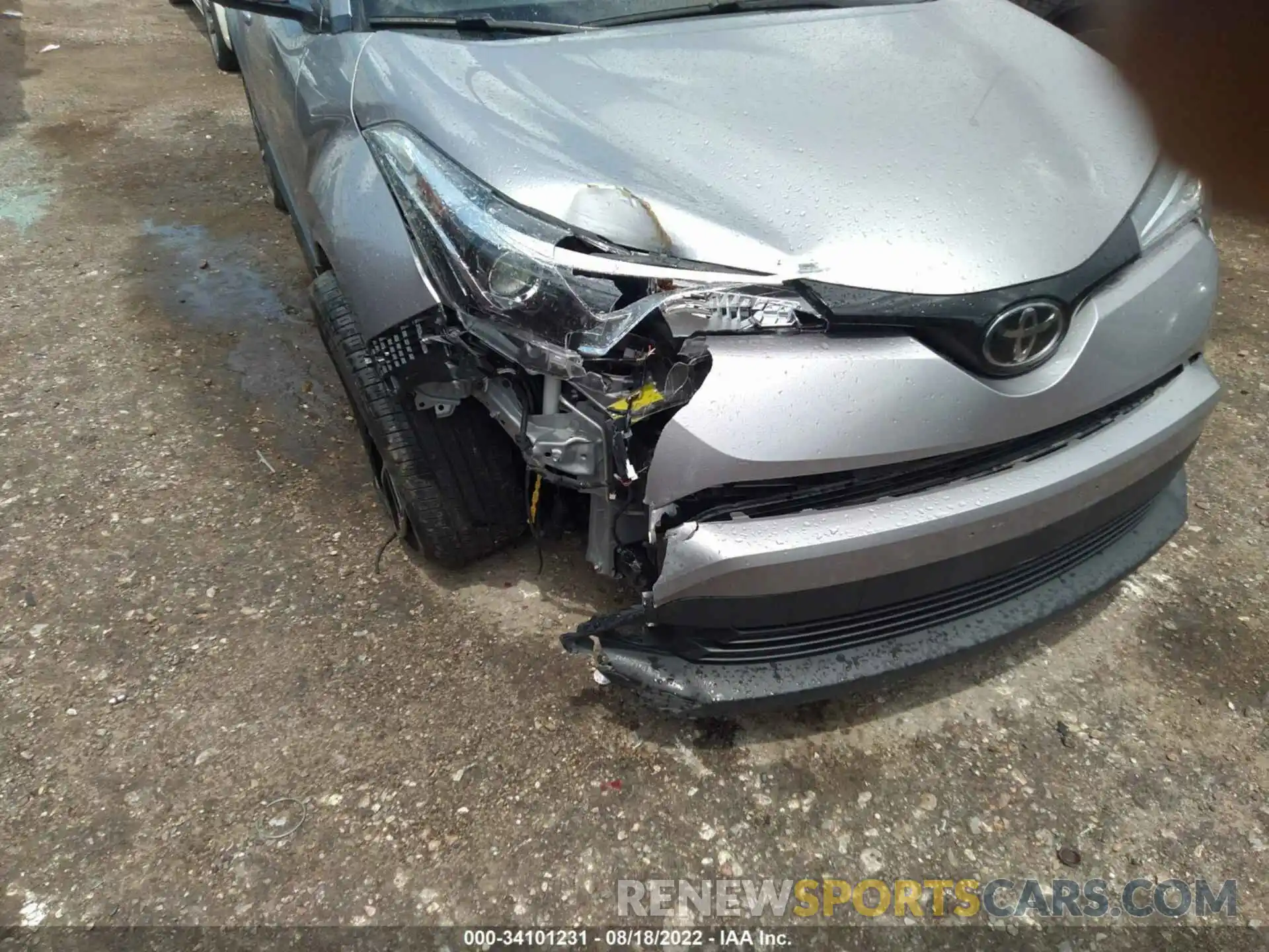 6 Photograph of a damaged car JTNKHMBX1K1049915 TOYOTA C-HR 2019