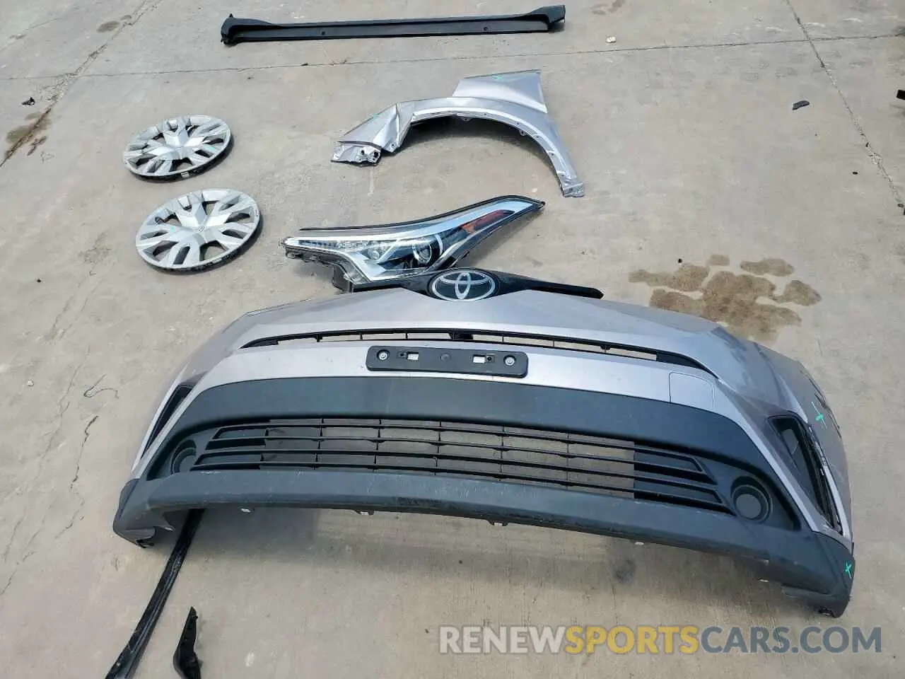 13 Photograph of a damaged car JTNKHMBX1K1051387 TOYOTA C-HR 2019