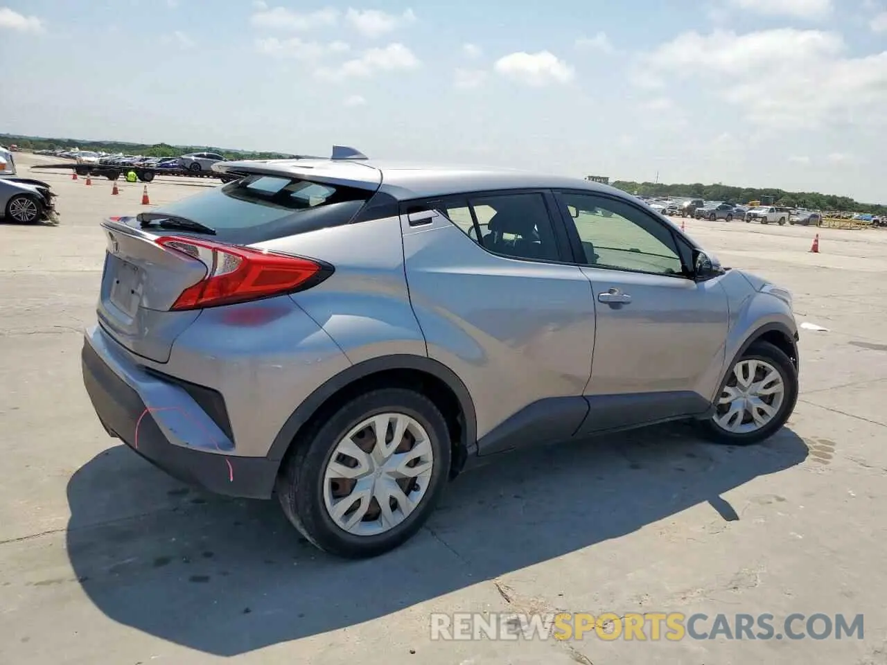 3 Photograph of a damaged car JTNKHMBX1K1051387 TOYOTA C-HR 2019