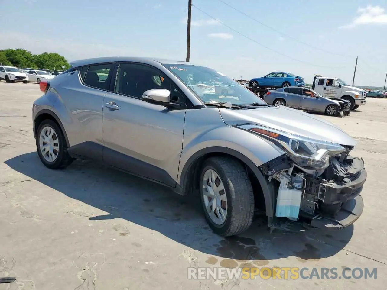 4 Photograph of a damaged car JTNKHMBX1K1051387 TOYOTA C-HR 2019