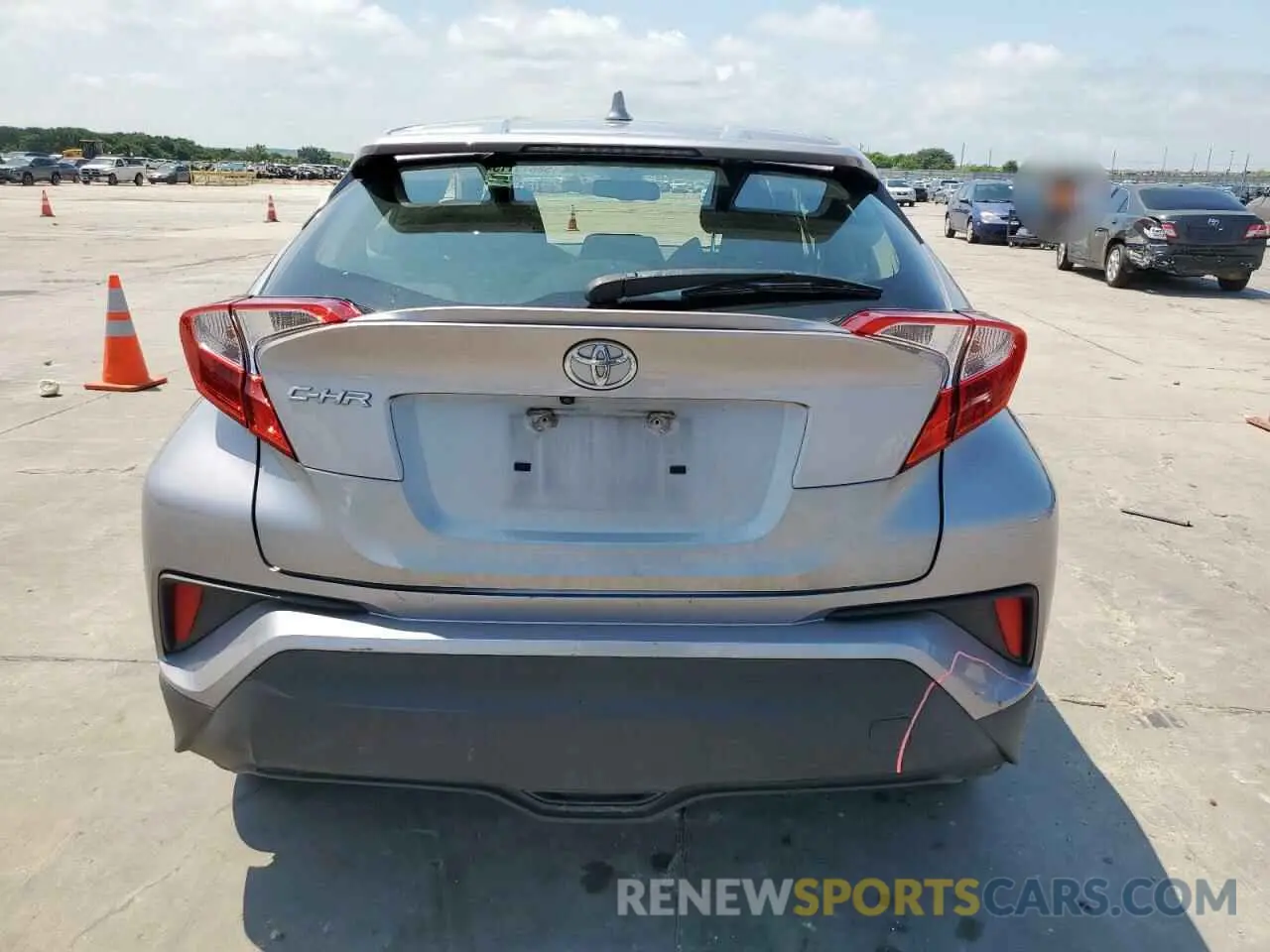 6 Photograph of a damaged car JTNKHMBX1K1051387 TOYOTA C-HR 2019
