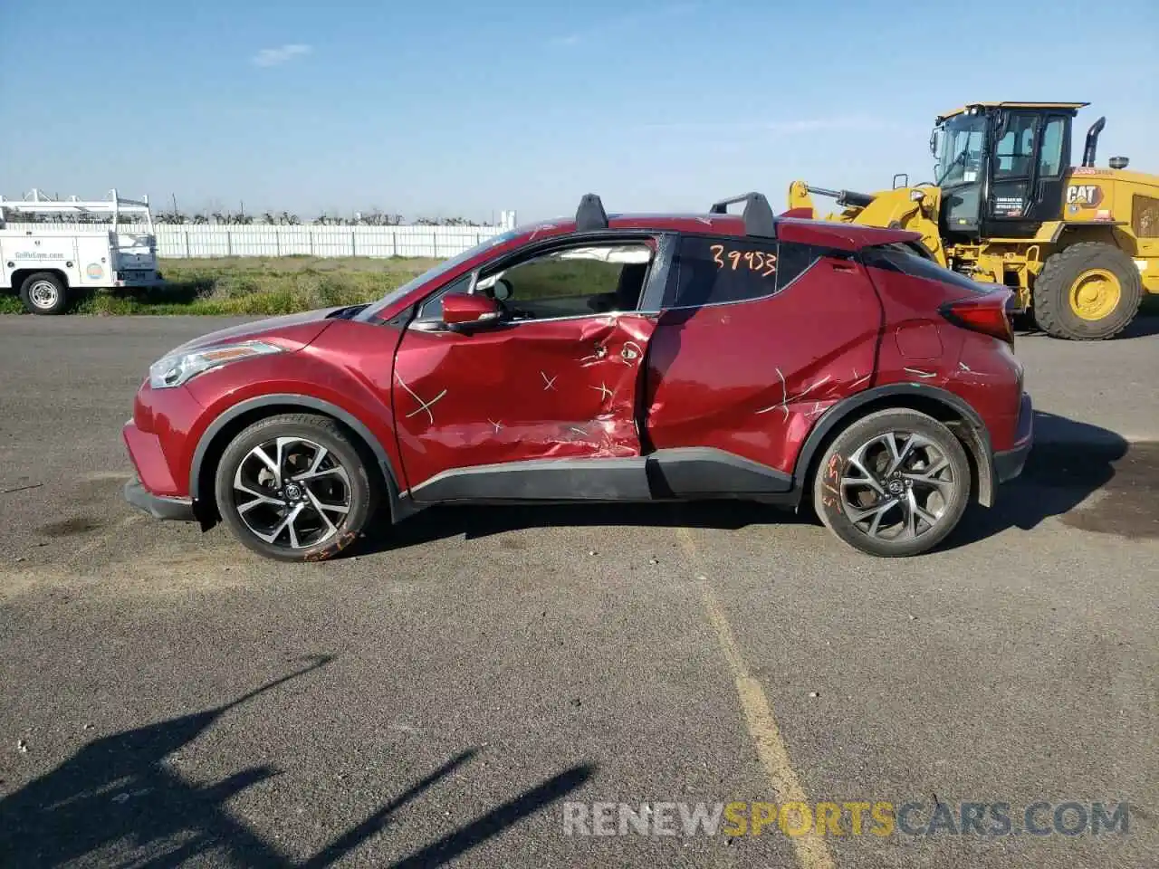 9 Photograph of a damaged car JTNKHMBX1K1053298 TOYOTA C-HR 2019