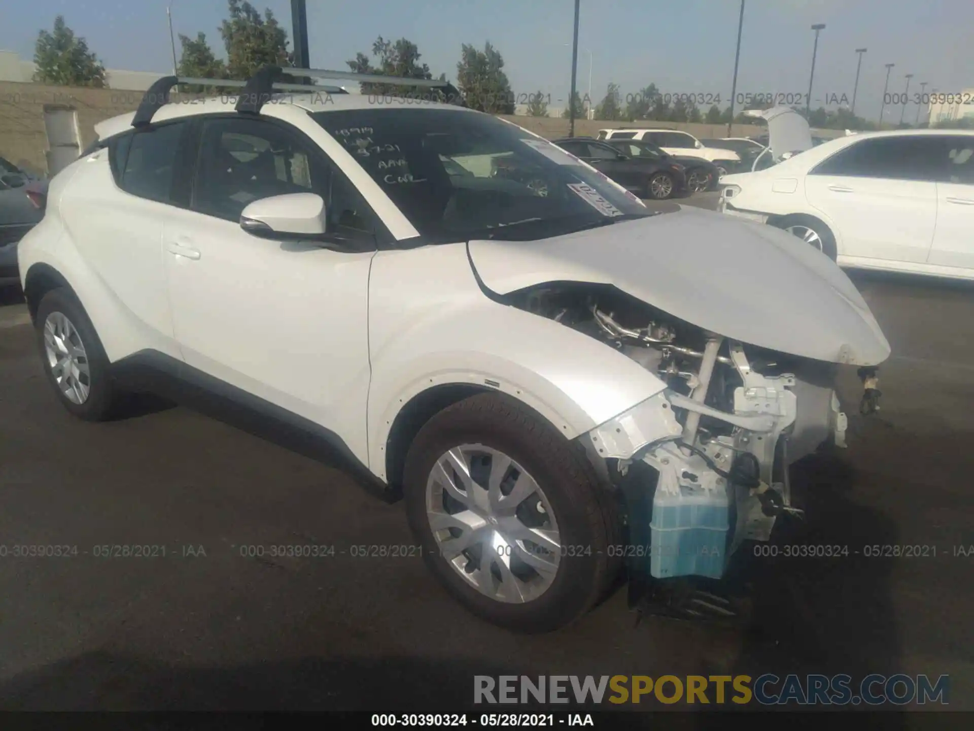 1 Photograph of a damaged car JTNKHMBX1K1055987 TOYOTA C-HR 2019