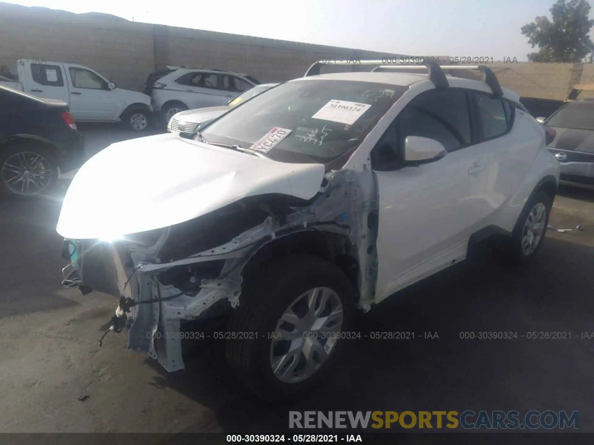 2 Photograph of a damaged car JTNKHMBX1K1055987 TOYOTA C-HR 2019