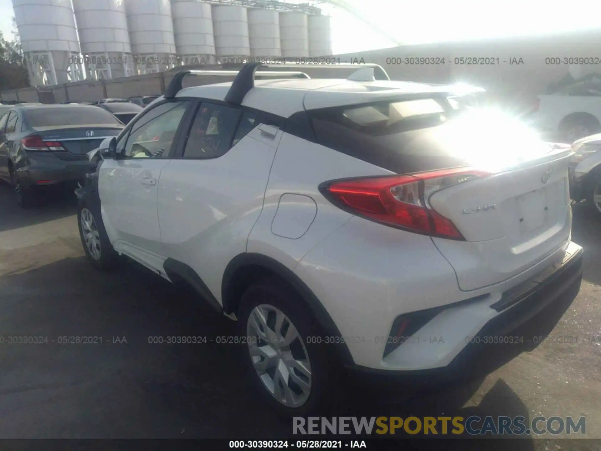 3 Photograph of a damaged car JTNKHMBX1K1055987 TOYOTA C-HR 2019