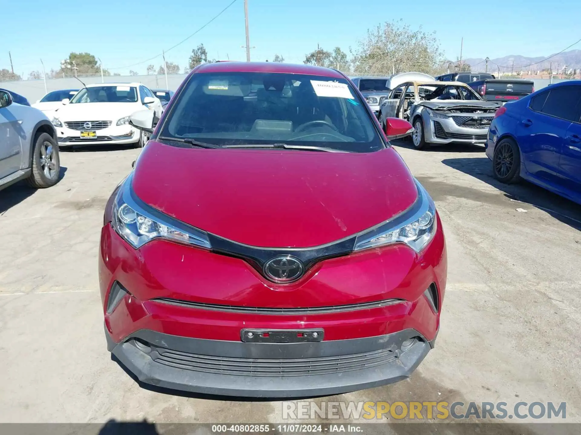 12 Photograph of a damaged car JTNKHMBX1K1057268 TOYOTA C-HR 2019
