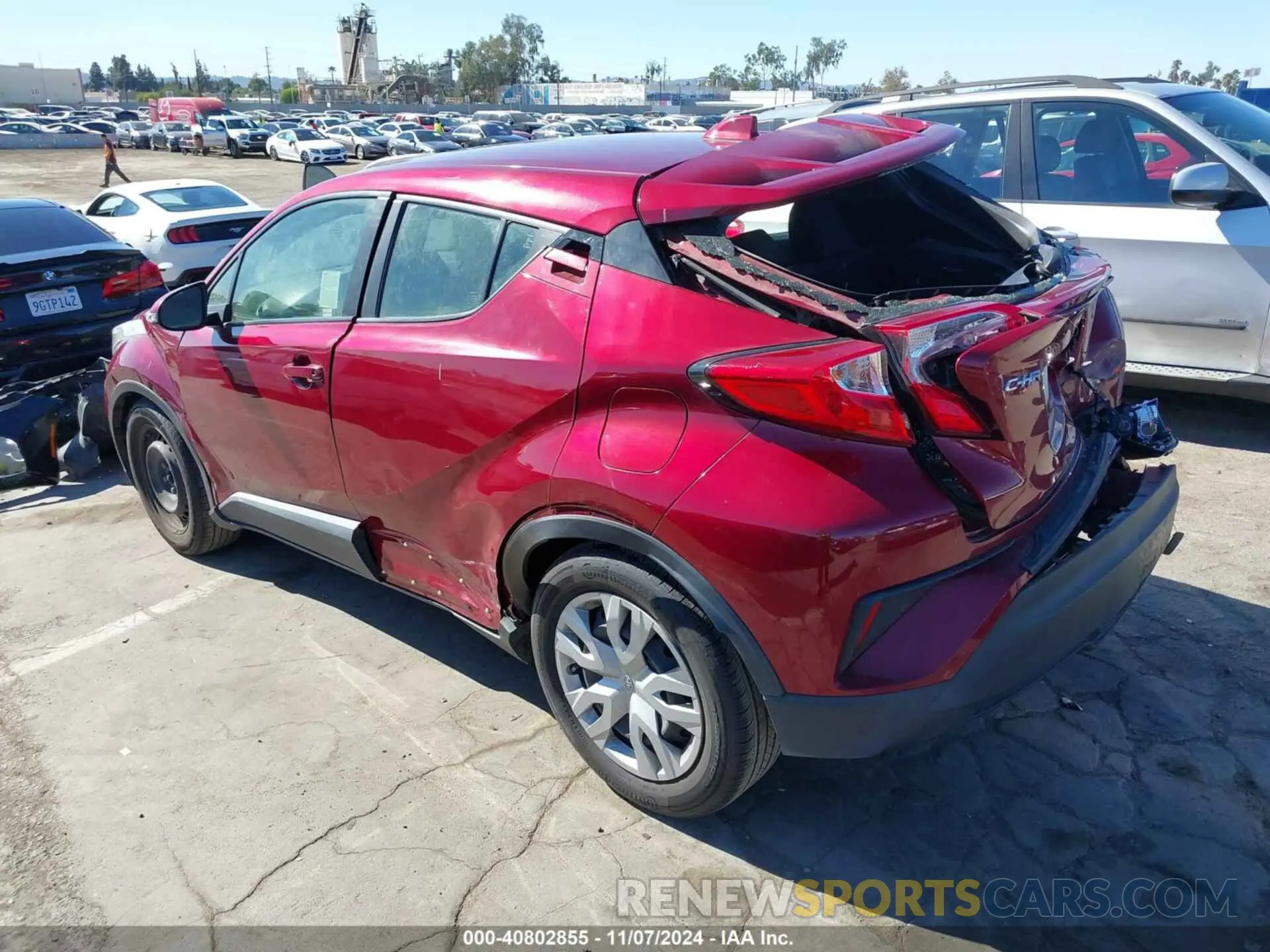 3 Photograph of a damaged car JTNKHMBX1K1057268 TOYOTA C-HR 2019