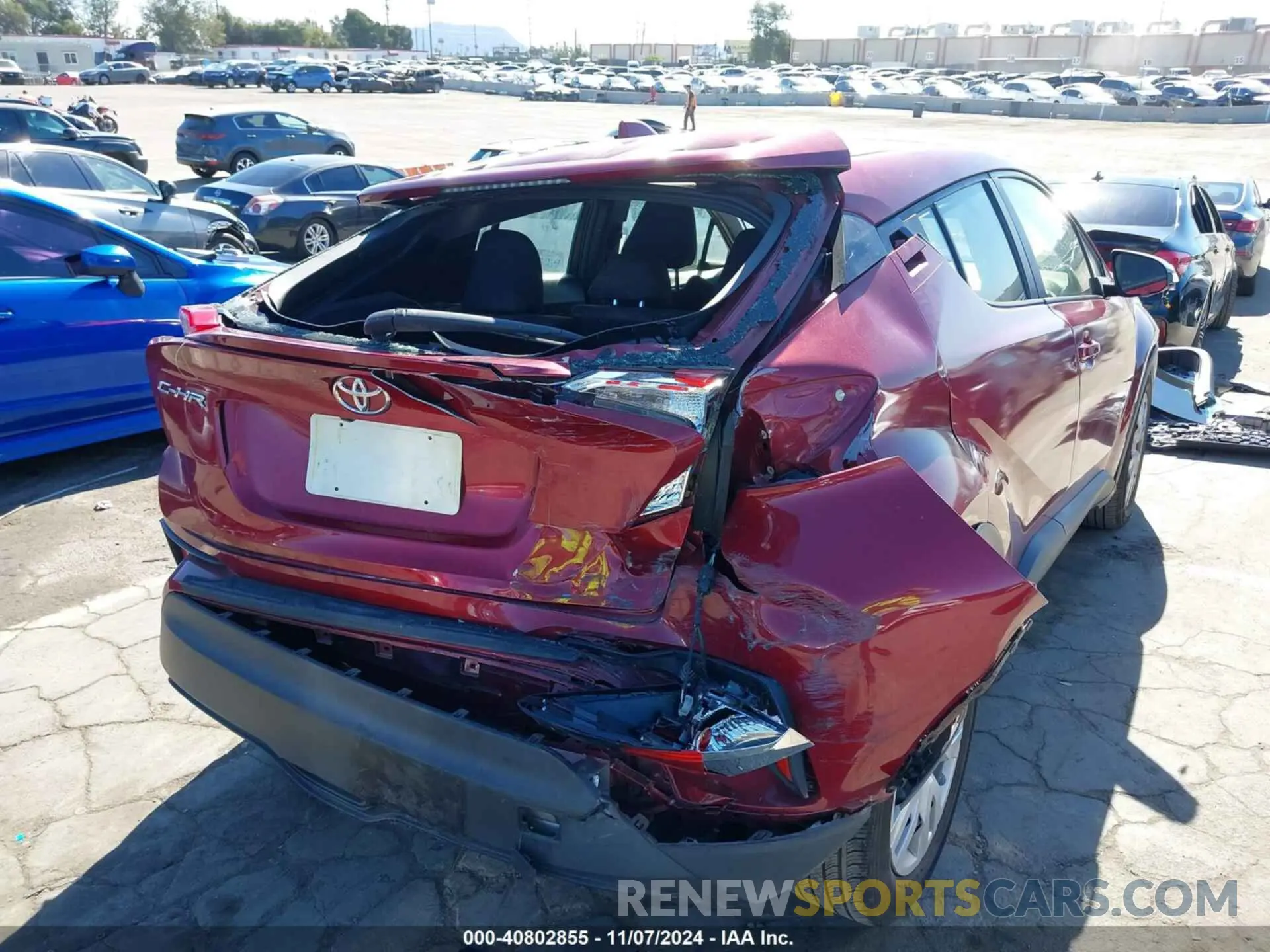 6 Photograph of a damaged car JTNKHMBX1K1057268 TOYOTA C-HR 2019