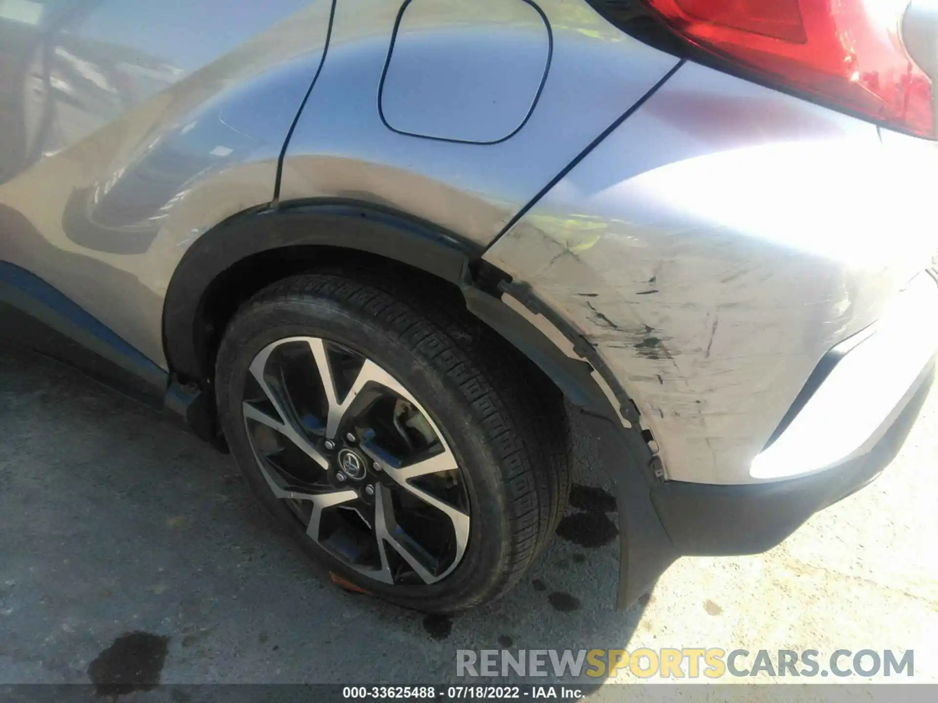 6 Photograph of a damaged car JTNKHMBX1K1057335 TOYOTA C-HR 2019