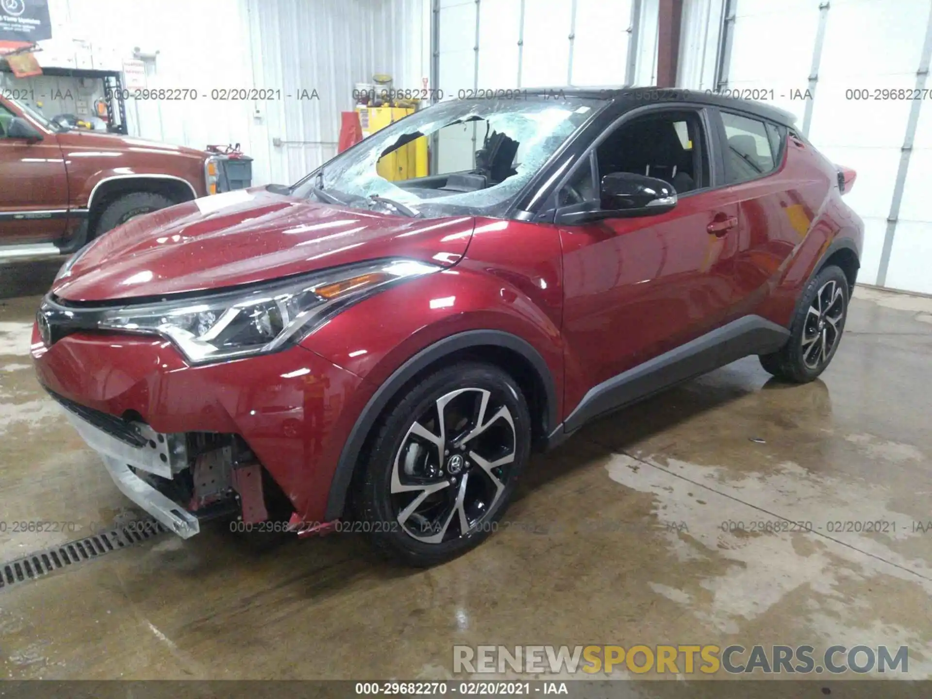 2 Photograph of a damaged car JTNKHMBX1K1058971 TOYOTA C-HR 2019