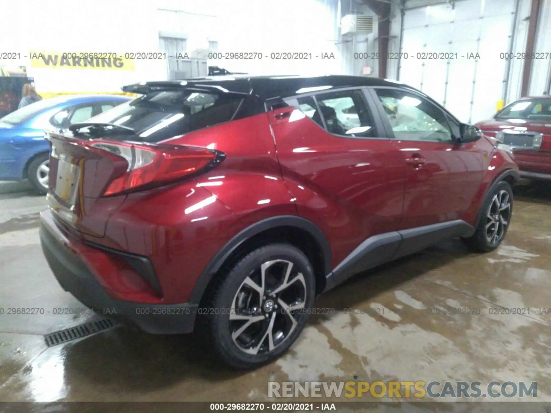 4 Photograph of a damaged car JTNKHMBX1K1058971 TOYOTA C-HR 2019