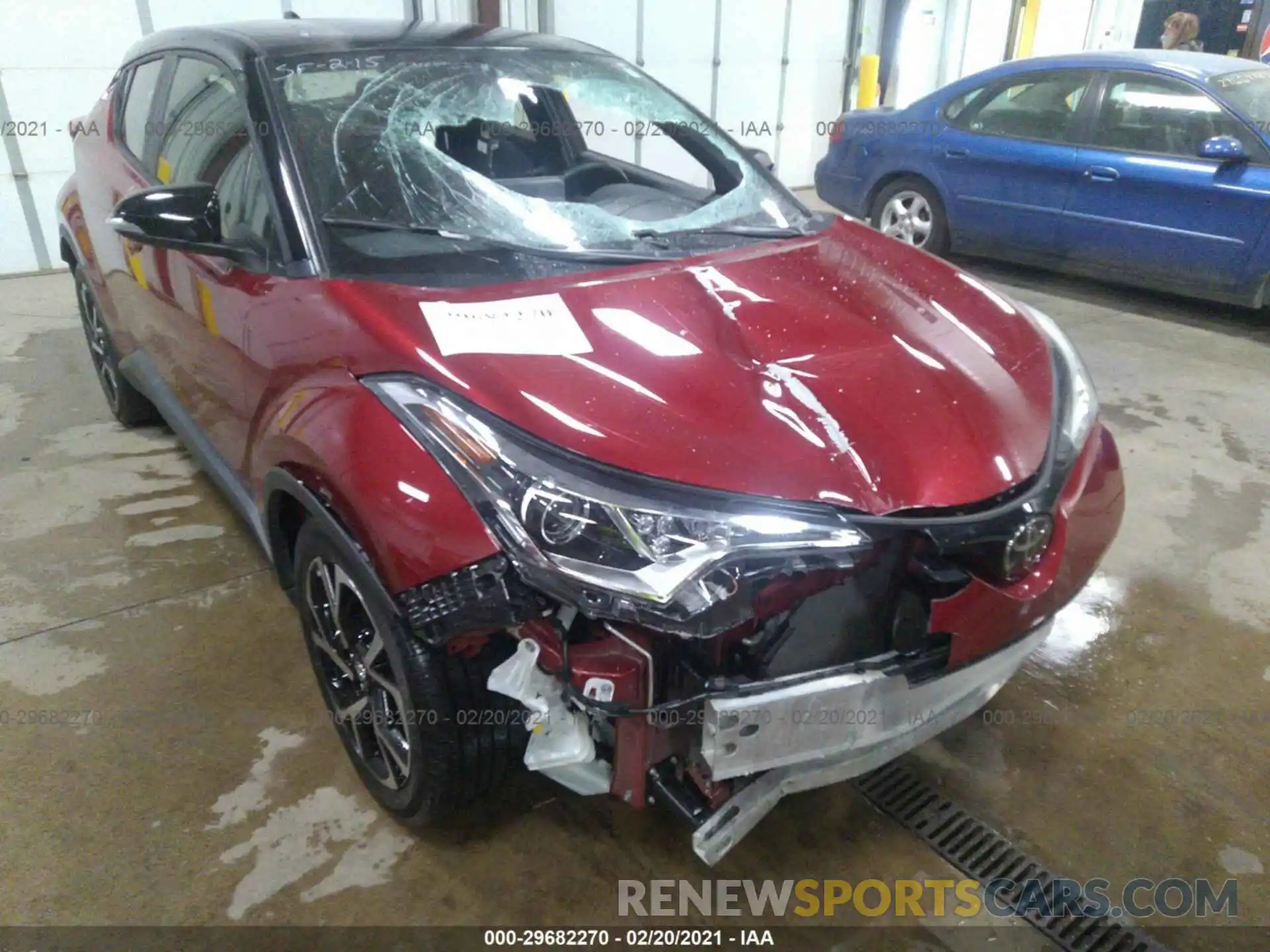 6 Photograph of a damaged car JTNKHMBX1K1058971 TOYOTA C-HR 2019