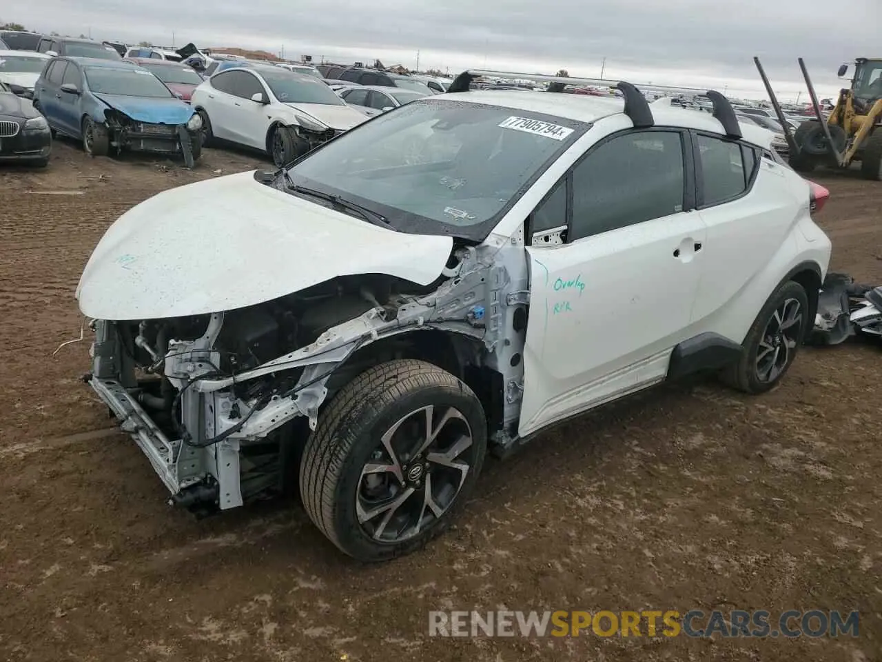 1 Photograph of a damaged car JTNKHMBX2K1013313 TOYOTA C-HR 2019
