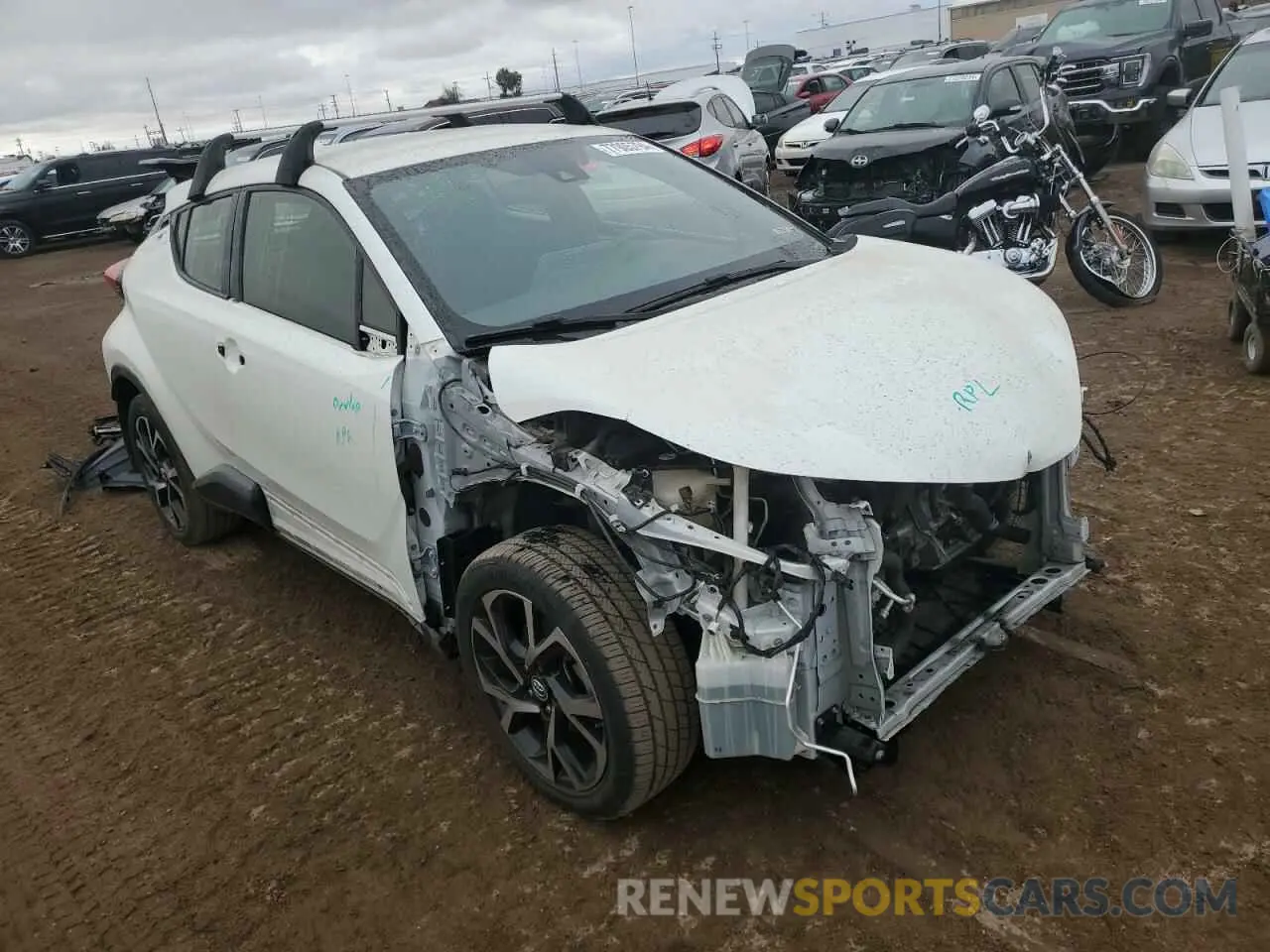 4 Photograph of a damaged car JTNKHMBX2K1013313 TOYOTA C-HR 2019