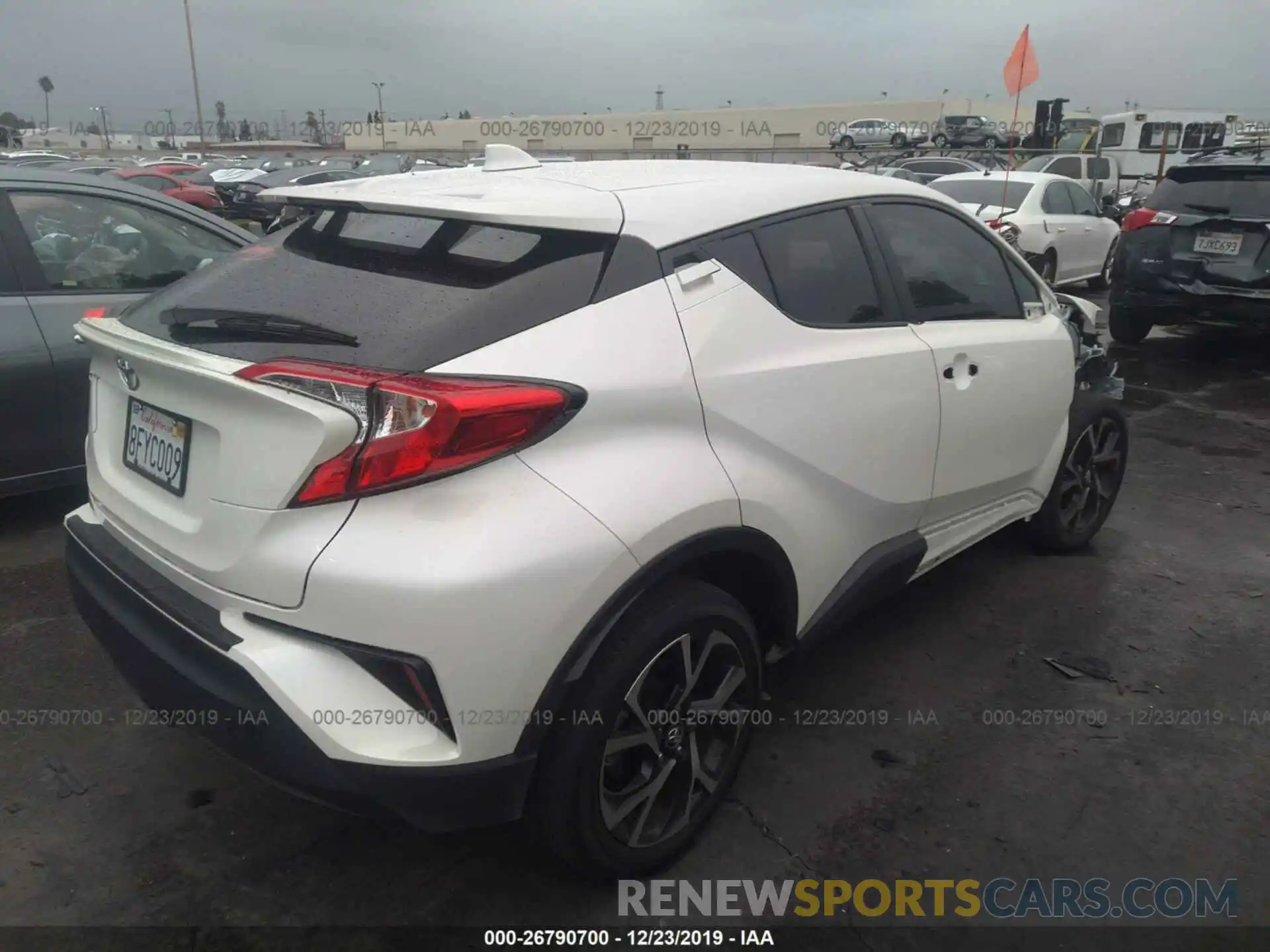 4 Photograph of a damaged car JTNKHMBX2K1013649 TOYOTA C-HR 2019