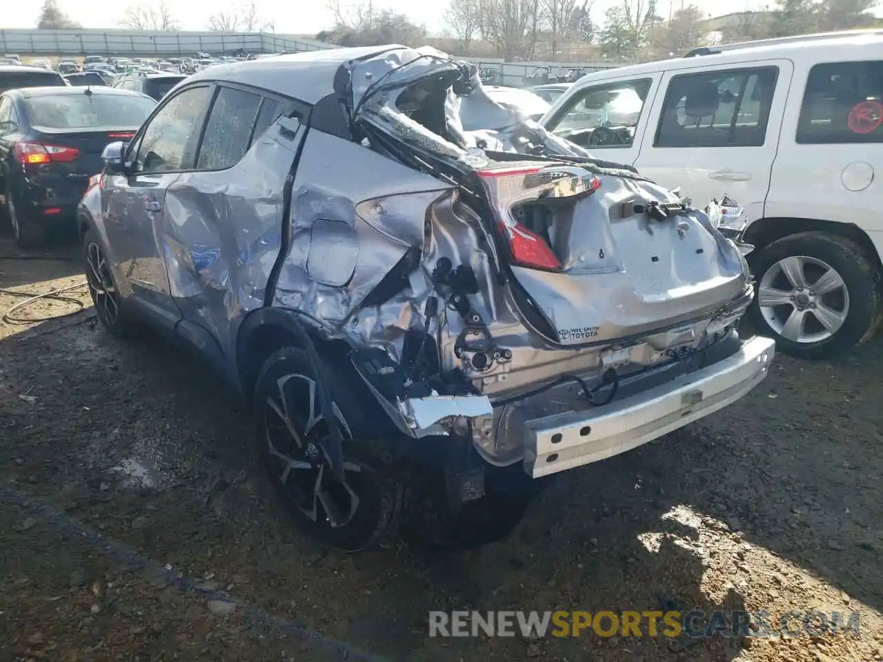 3 Photograph of a damaged car JTNKHMBX2K1013831 TOYOTA C-HR 2019