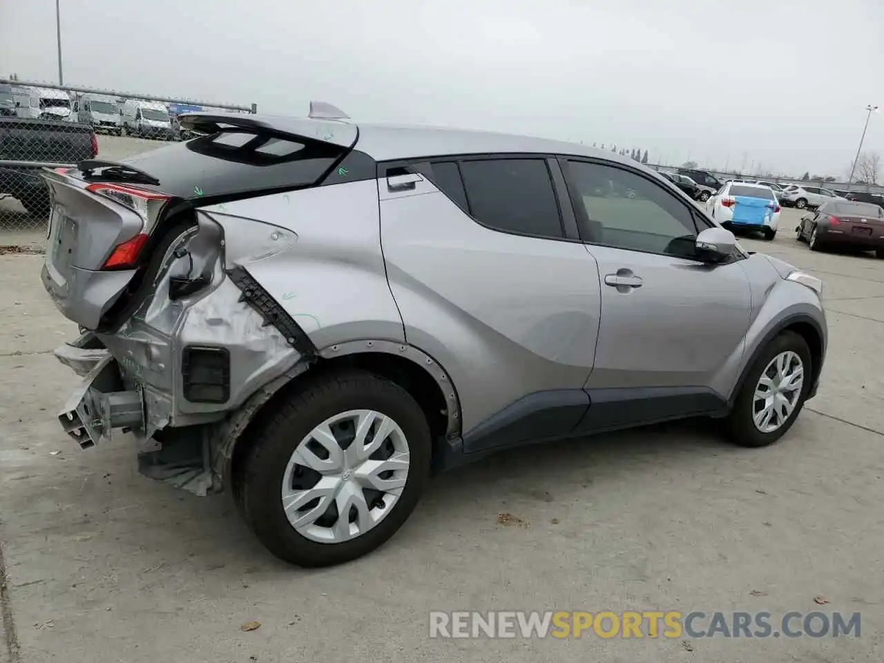 3 Photograph of a damaged car JTNKHMBX2K1017815 TOYOTA C-HR 2019