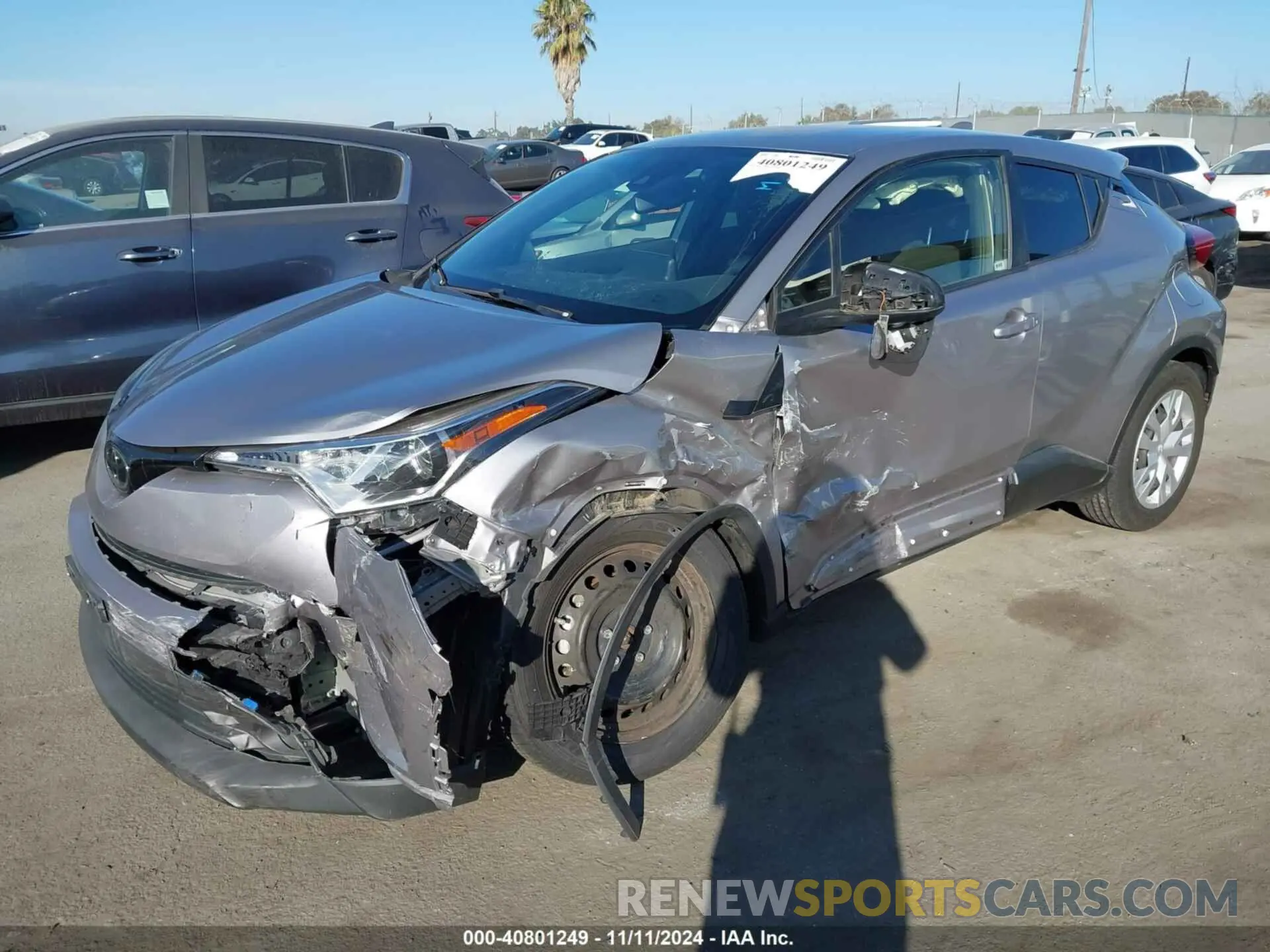 2 Photograph of a damaged car JTNKHMBX2K1019340 TOYOTA C-HR 2019