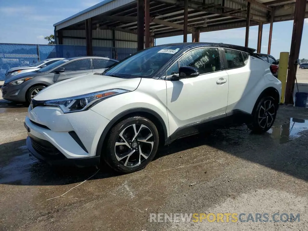 1 Photograph of a damaged car JTNKHMBX2K1021928 TOYOTA C-HR 2019