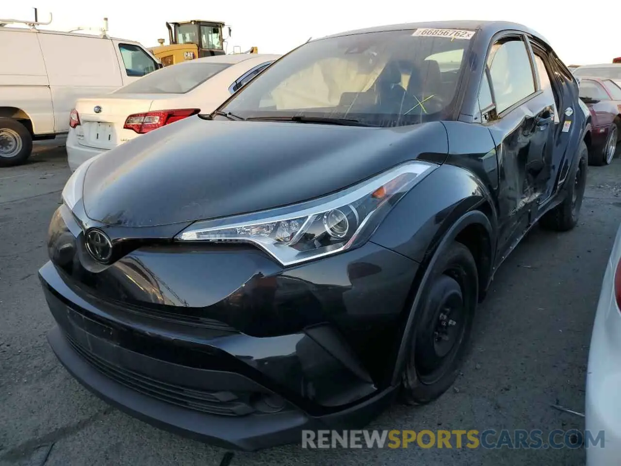 1 Photograph of a damaged car JTNKHMBX2K1022187 TOYOTA C-HR 2019