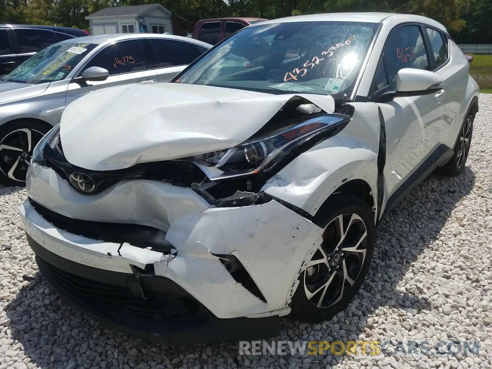 2 Photograph of a damaged car JTNKHMBX2K1025252 TOYOTA C-HR 2019