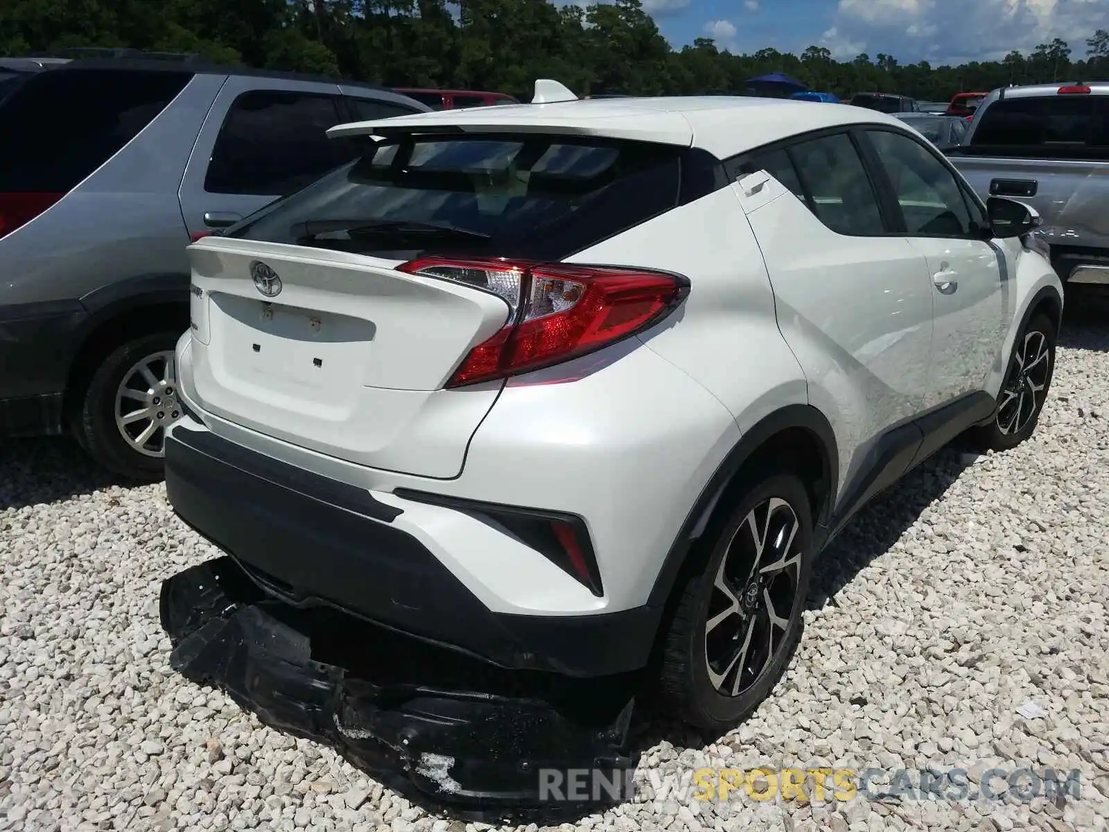 4 Photograph of a damaged car JTNKHMBX2K1025252 TOYOTA C-HR 2019