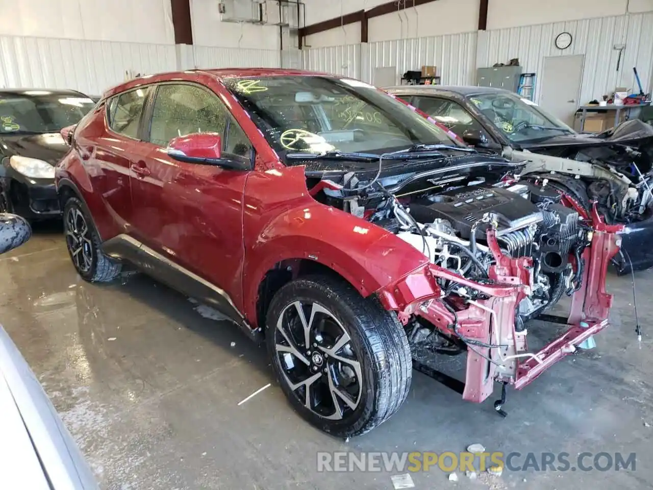 1 Photograph of a damaged car JTNKHMBX2K1025302 TOYOTA C-HR 2019