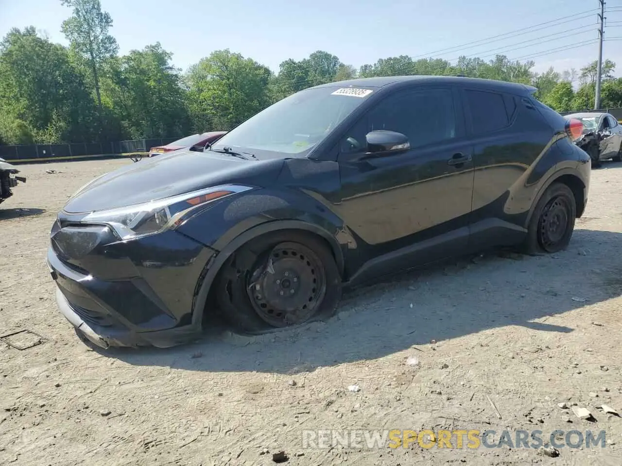 1 Photograph of a damaged car JTNKHMBX2K1027485 TOYOTA C-HR 2019