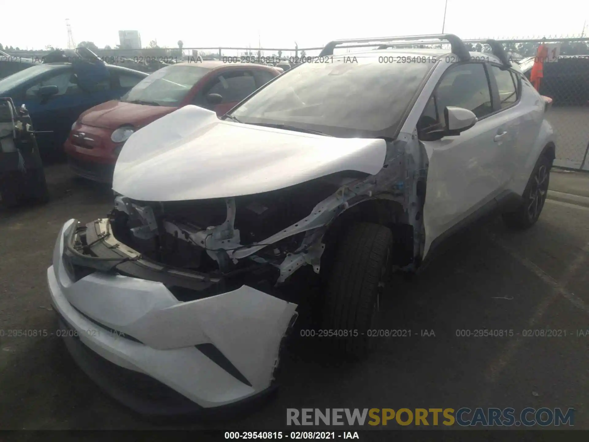 2 Photograph of a damaged car JTNKHMBX2K1030015 TOYOTA C-HR 2019