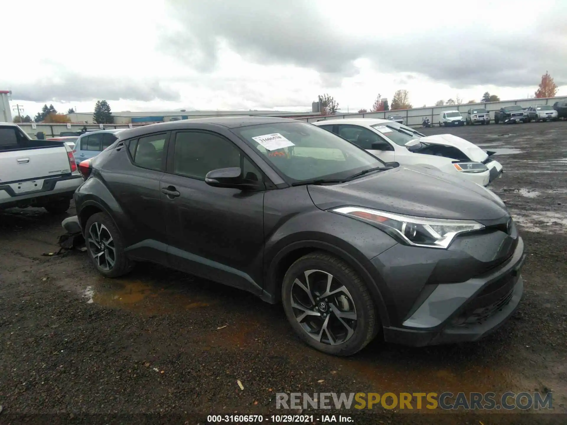 1 Photograph of a damaged car JTNKHMBX2K1030371 TOYOTA C-HR 2019