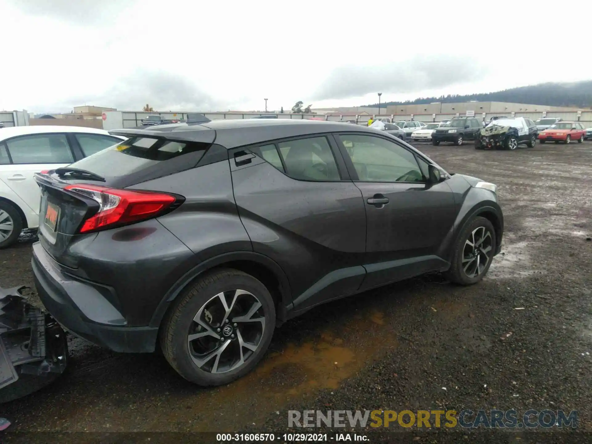 4 Photograph of a damaged car JTNKHMBX2K1030371 TOYOTA C-HR 2019