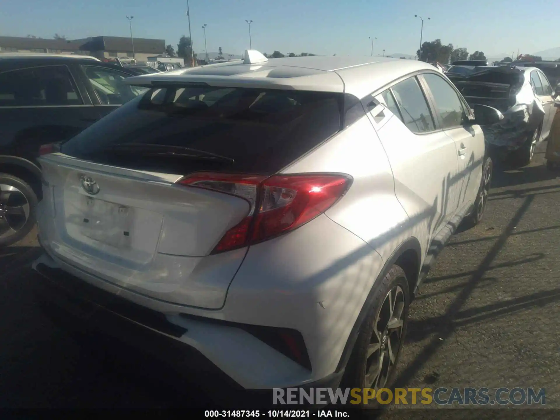 4 Photograph of a damaged car JTNKHMBX2K1031469 TOYOTA C-HR 2019