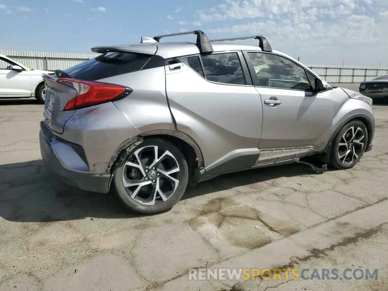 3 Photograph of a damaged car JTNKHMBX2K1031813 TOYOTA C-HR 2019