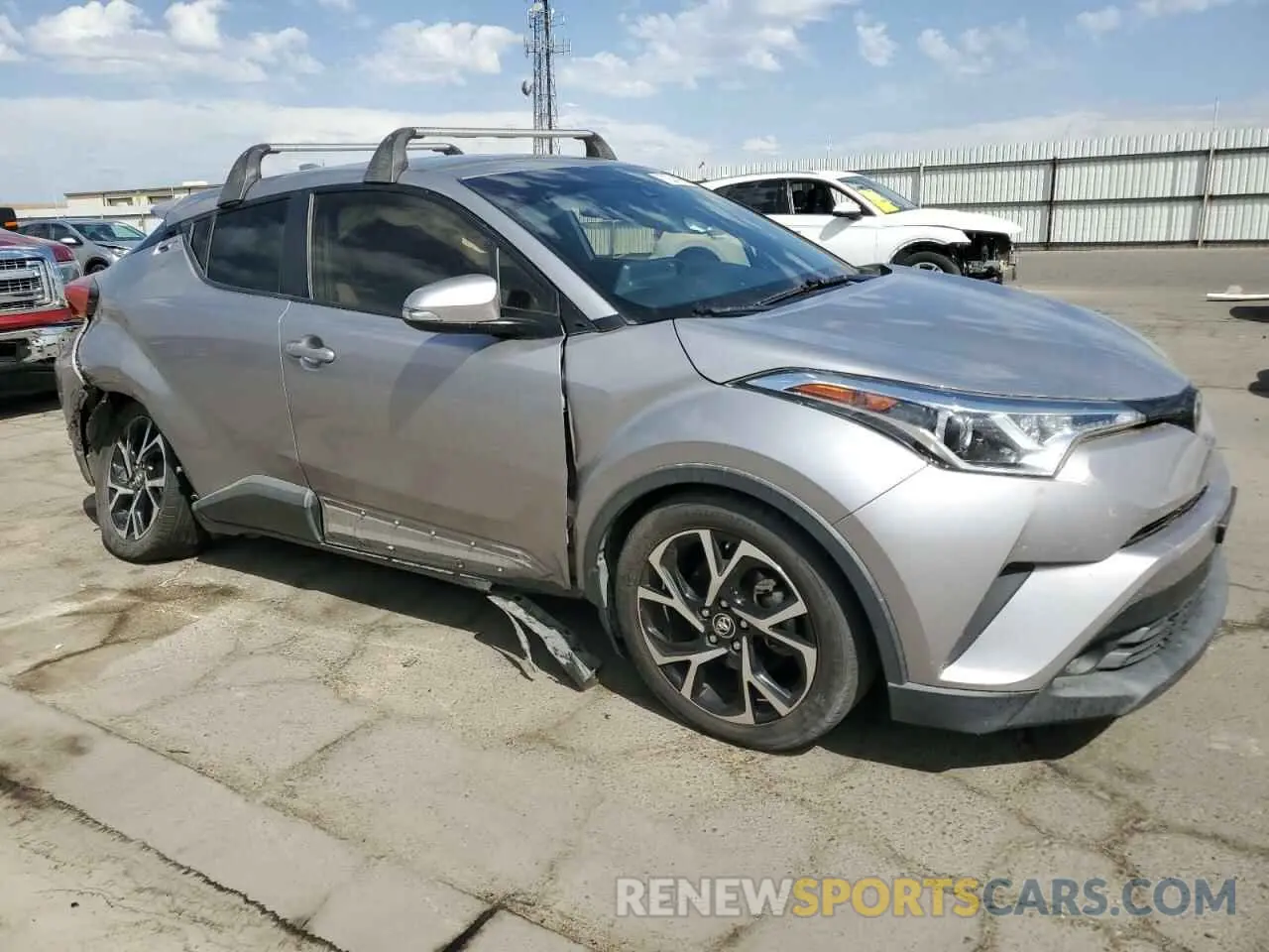 4 Photograph of a damaged car JTNKHMBX2K1031813 TOYOTA C-HR 2019