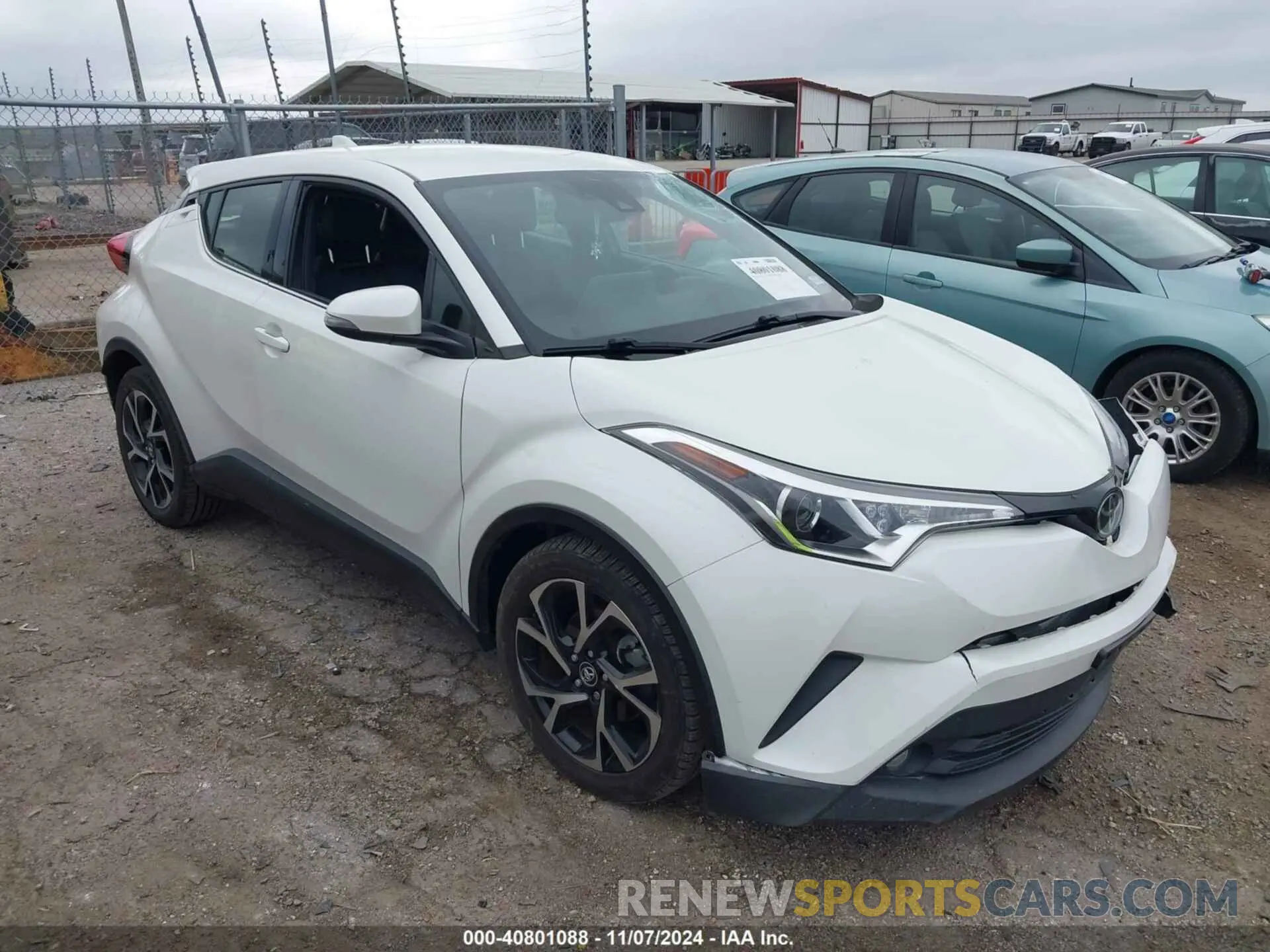 1 Photograph of a damaged car JTNKHMBX2K1032623 TOYOTA C-HR 2019